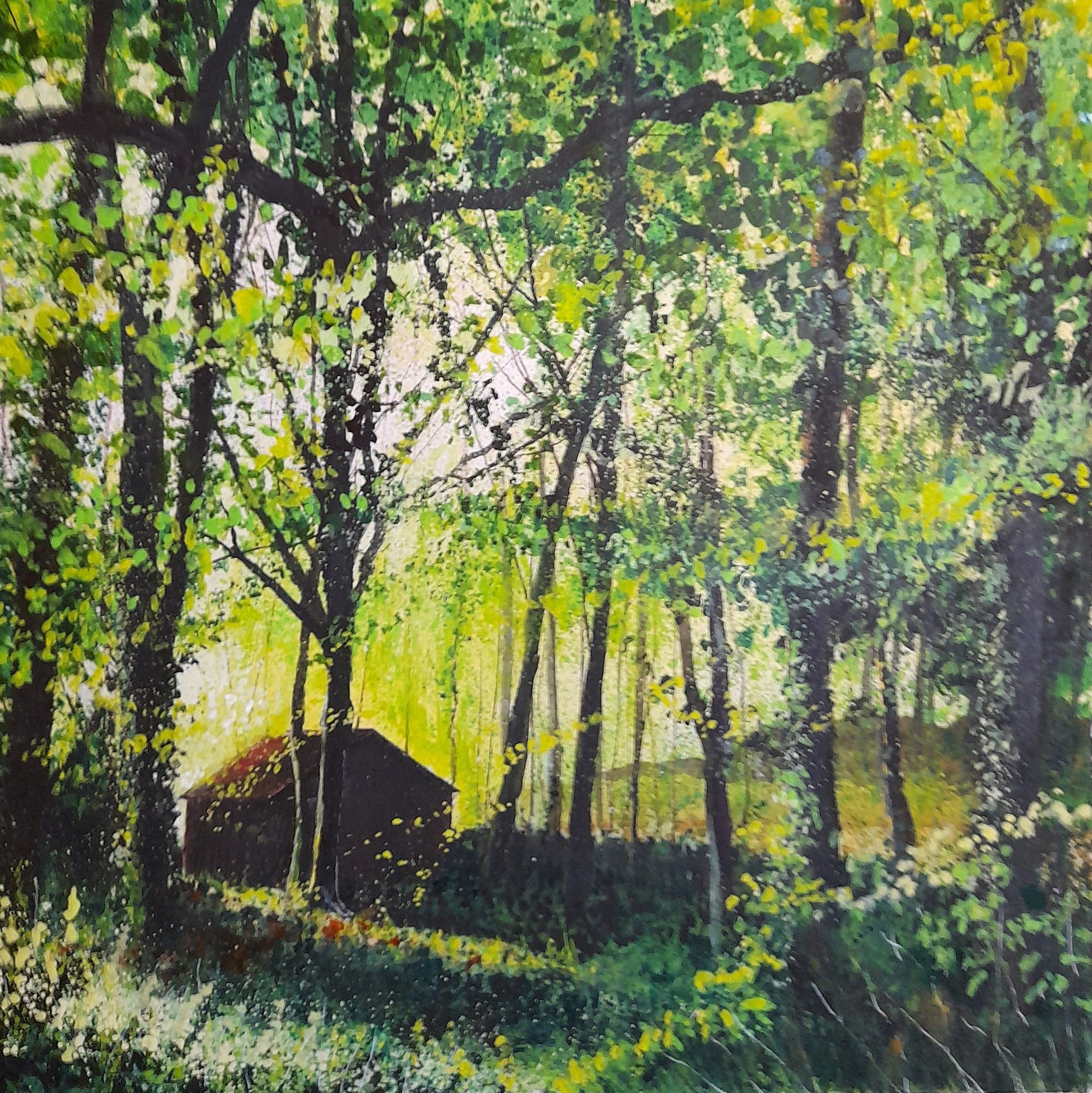 the green wood Original Landscape Art