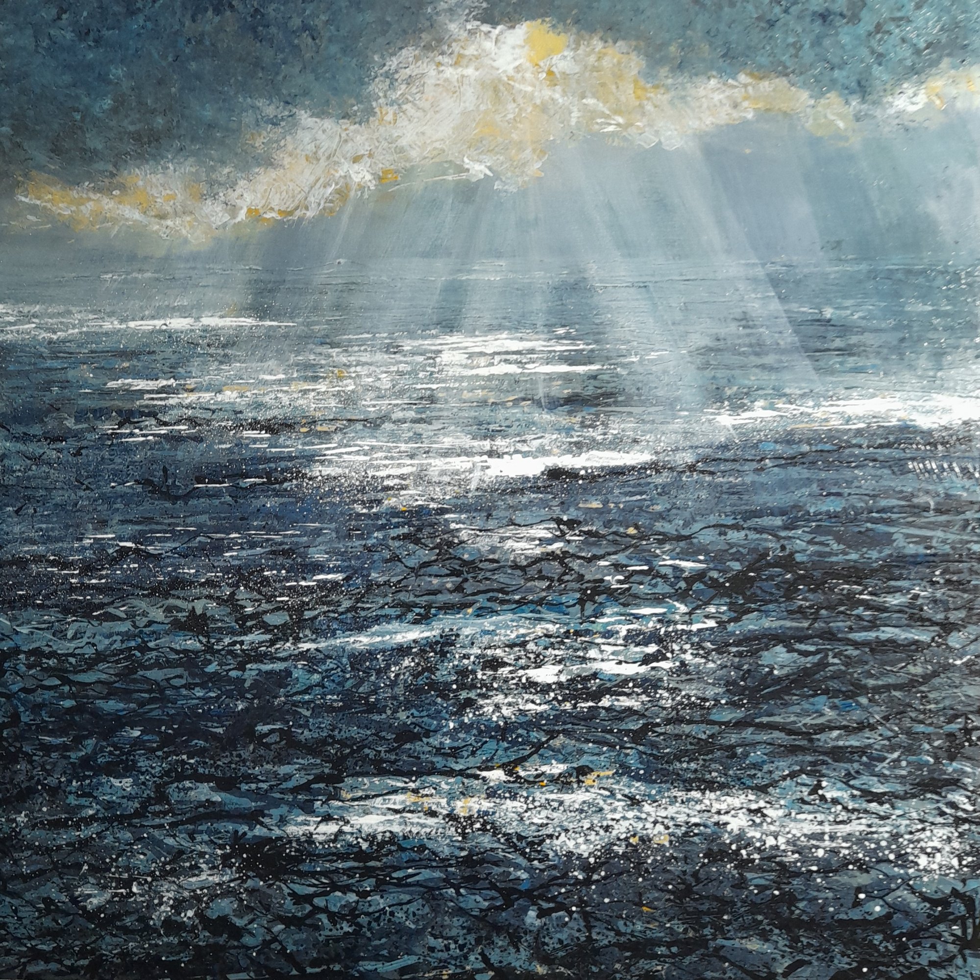 A meeting of sky and sea Original Landscape Art