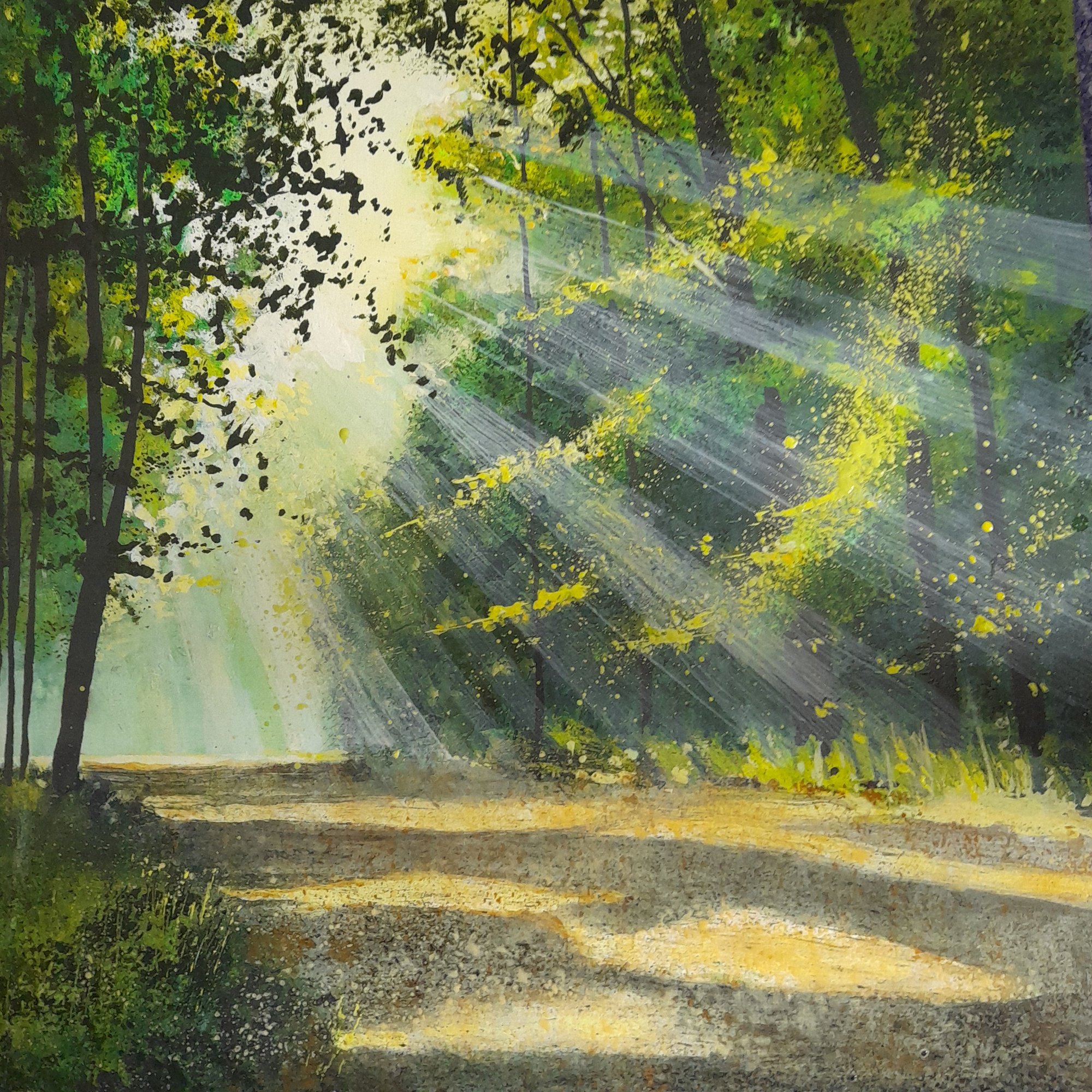 Forest light Original Landscape Art