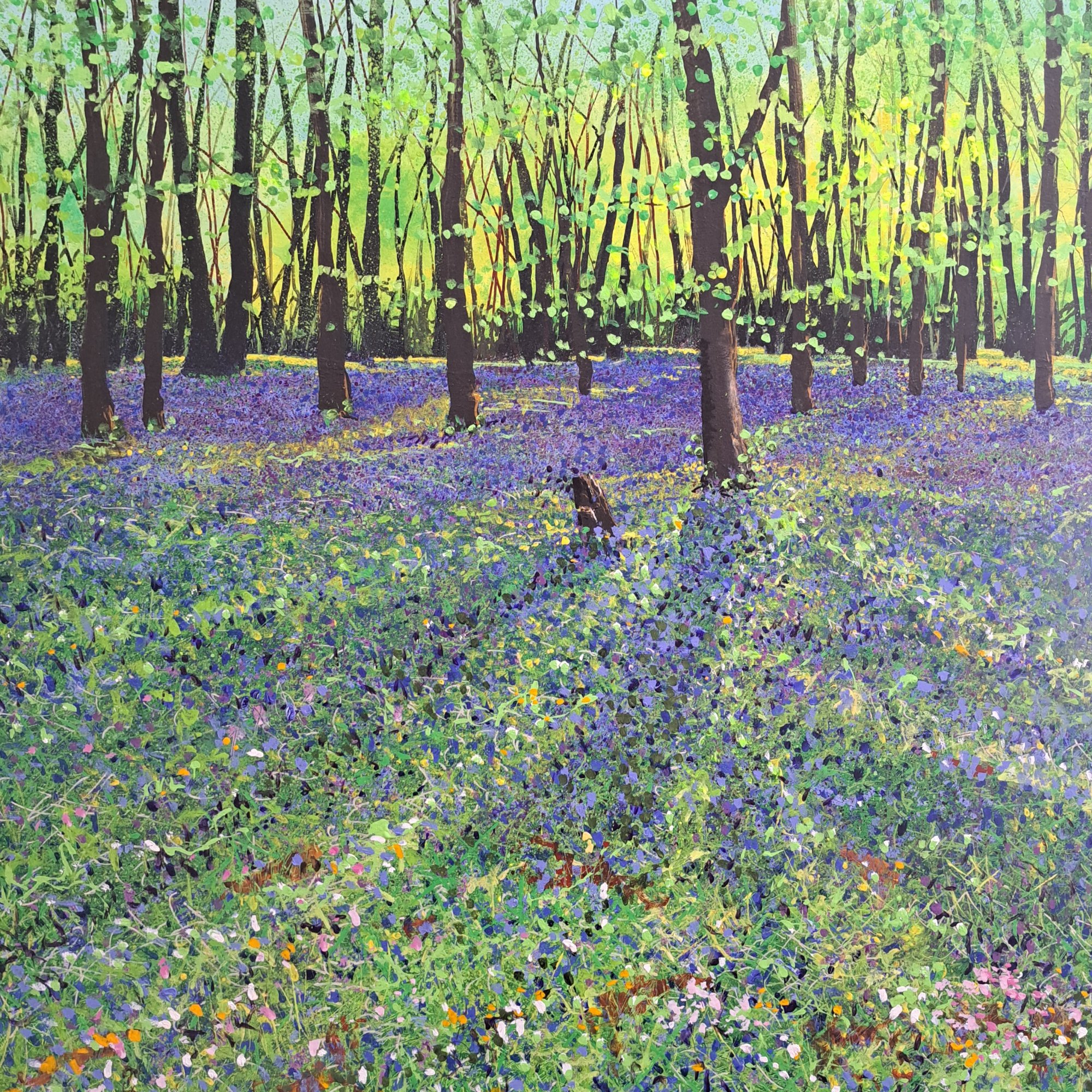 the woodland floor Original Landscape Art