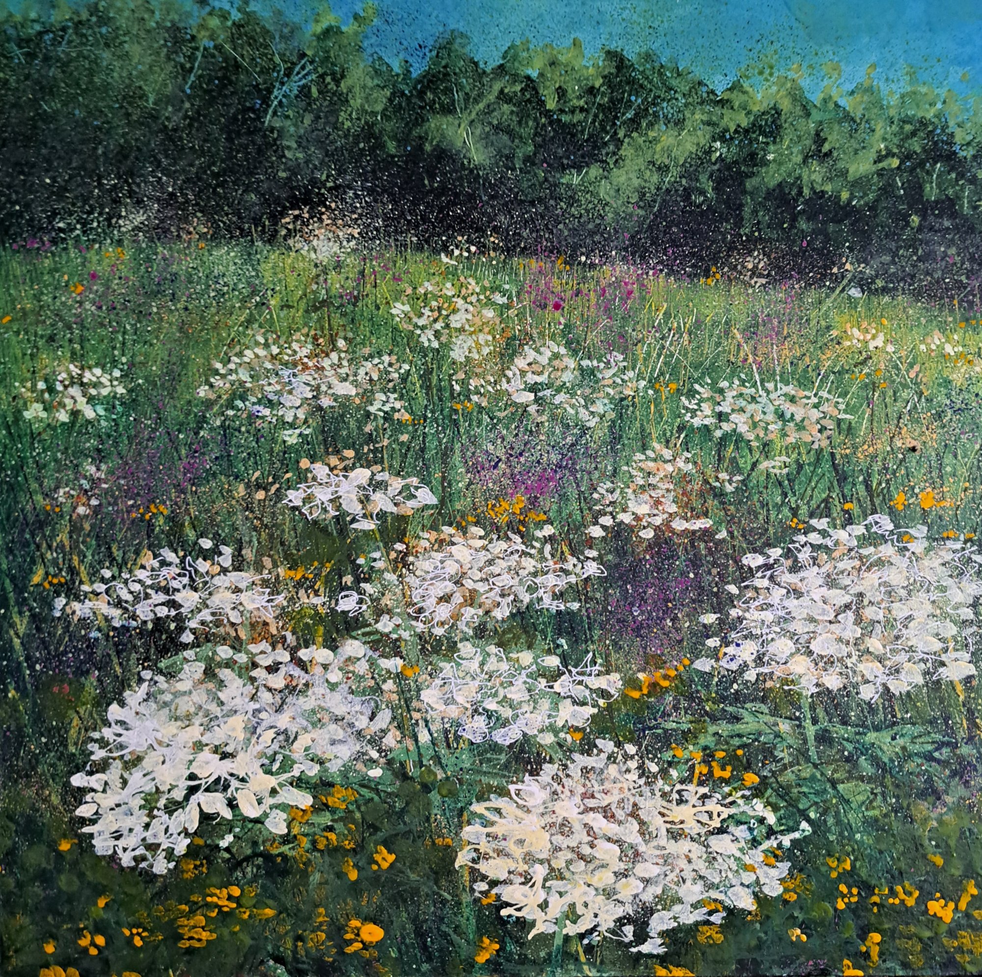 june meadow Original Landscape Art