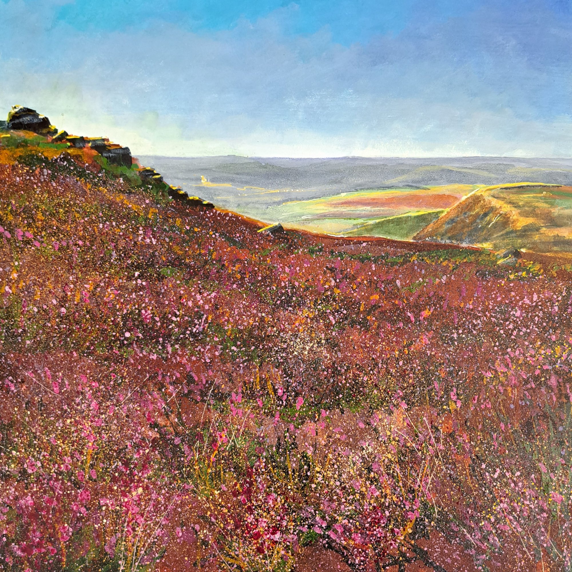 high on higger tor Original Landscape Art