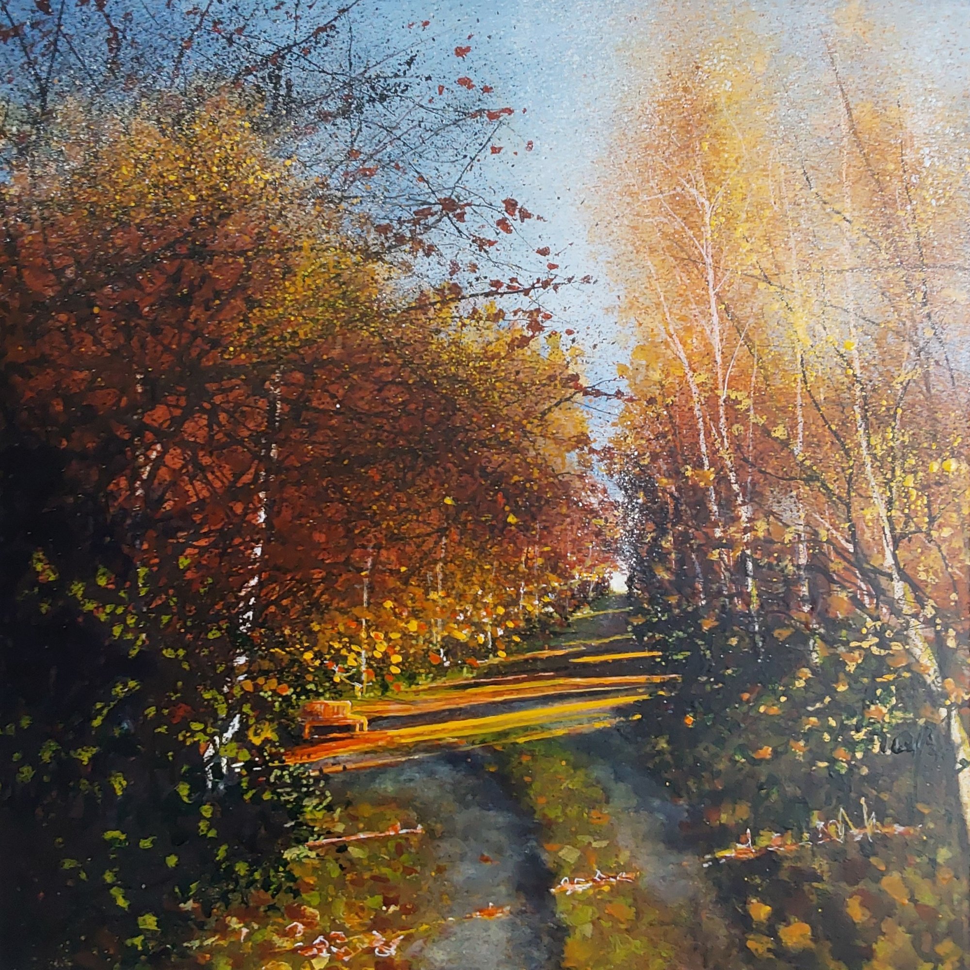 sit for a moment Original Landscape Art