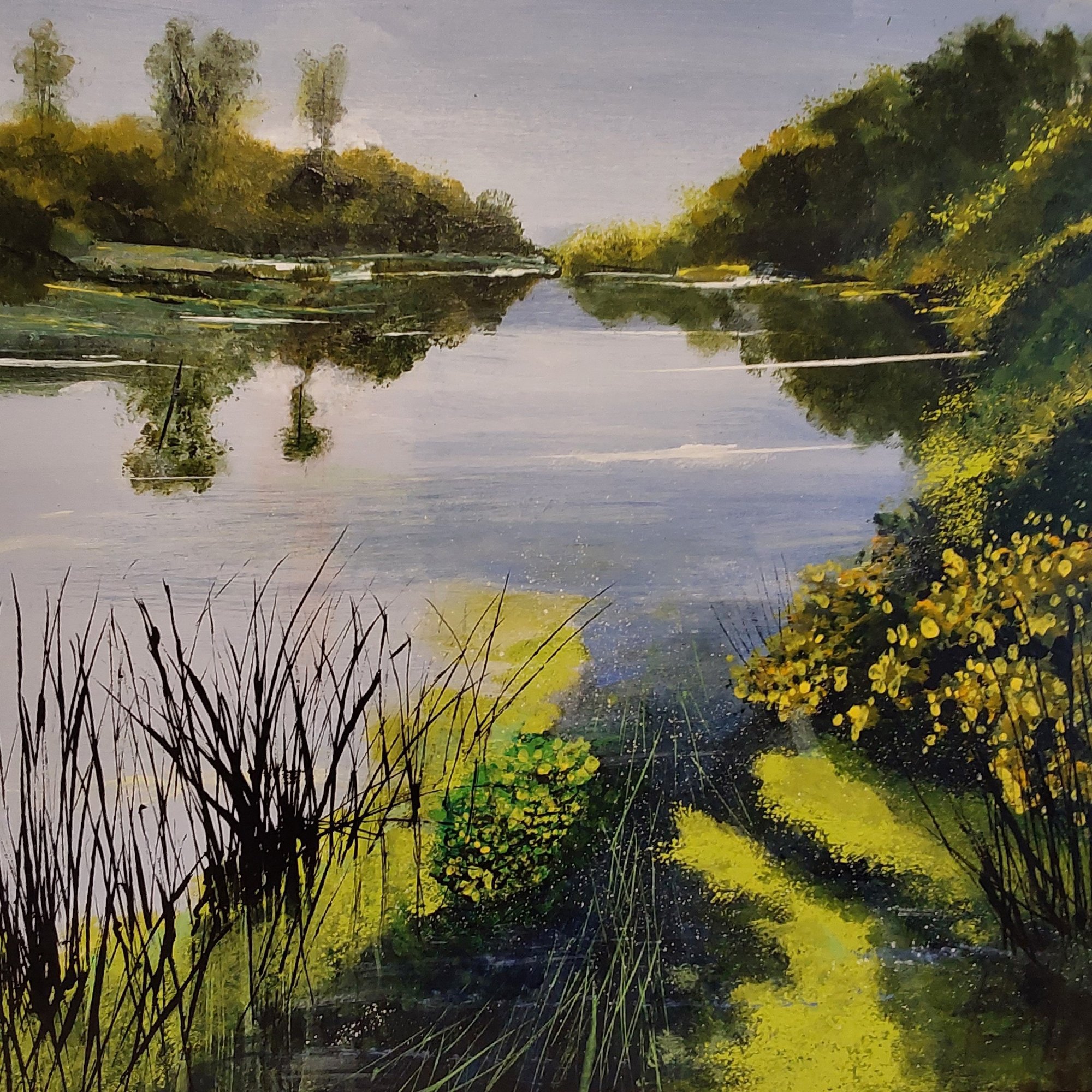 Mr Crabtrees River Original Landscape Art
