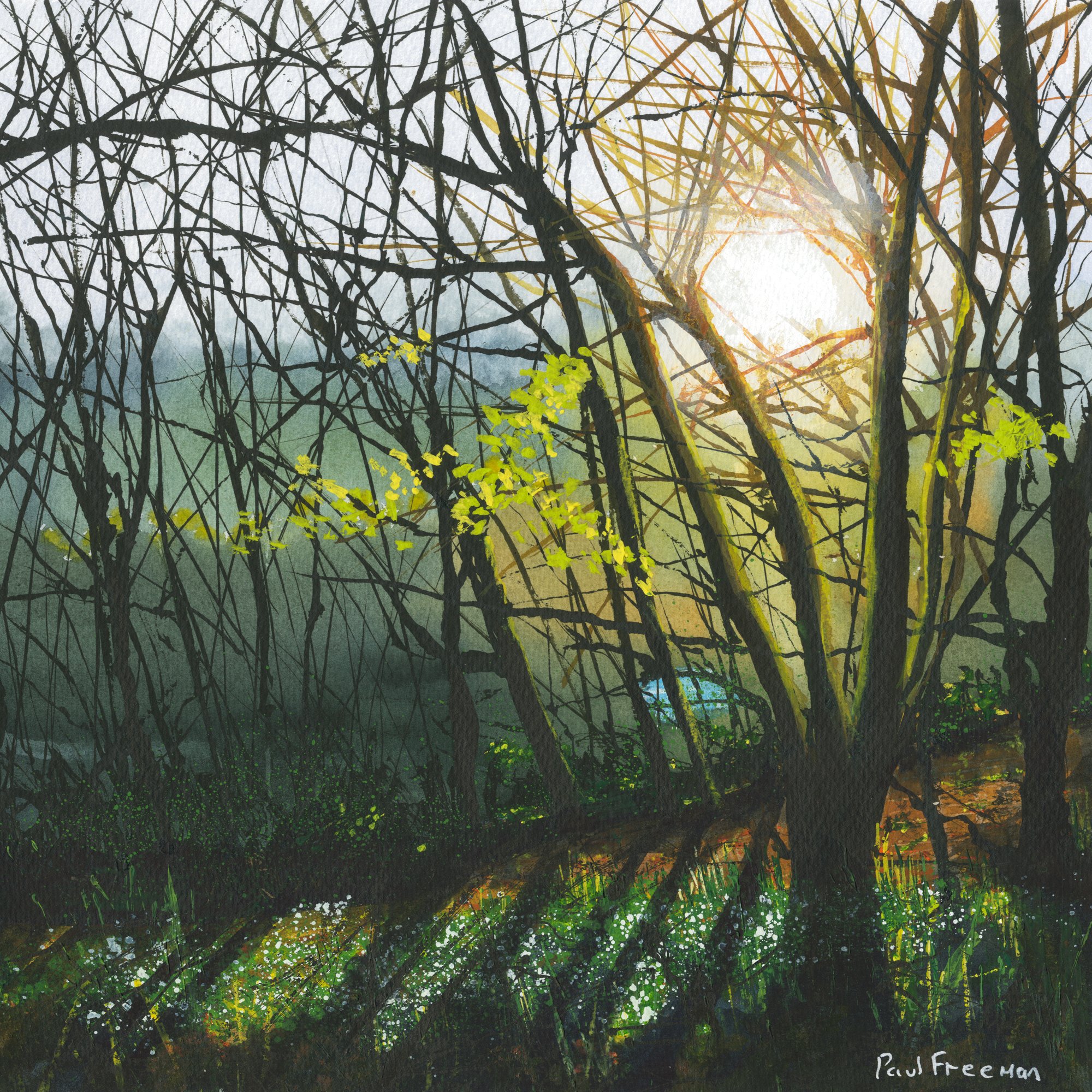 Springs new day Original Landscape Art