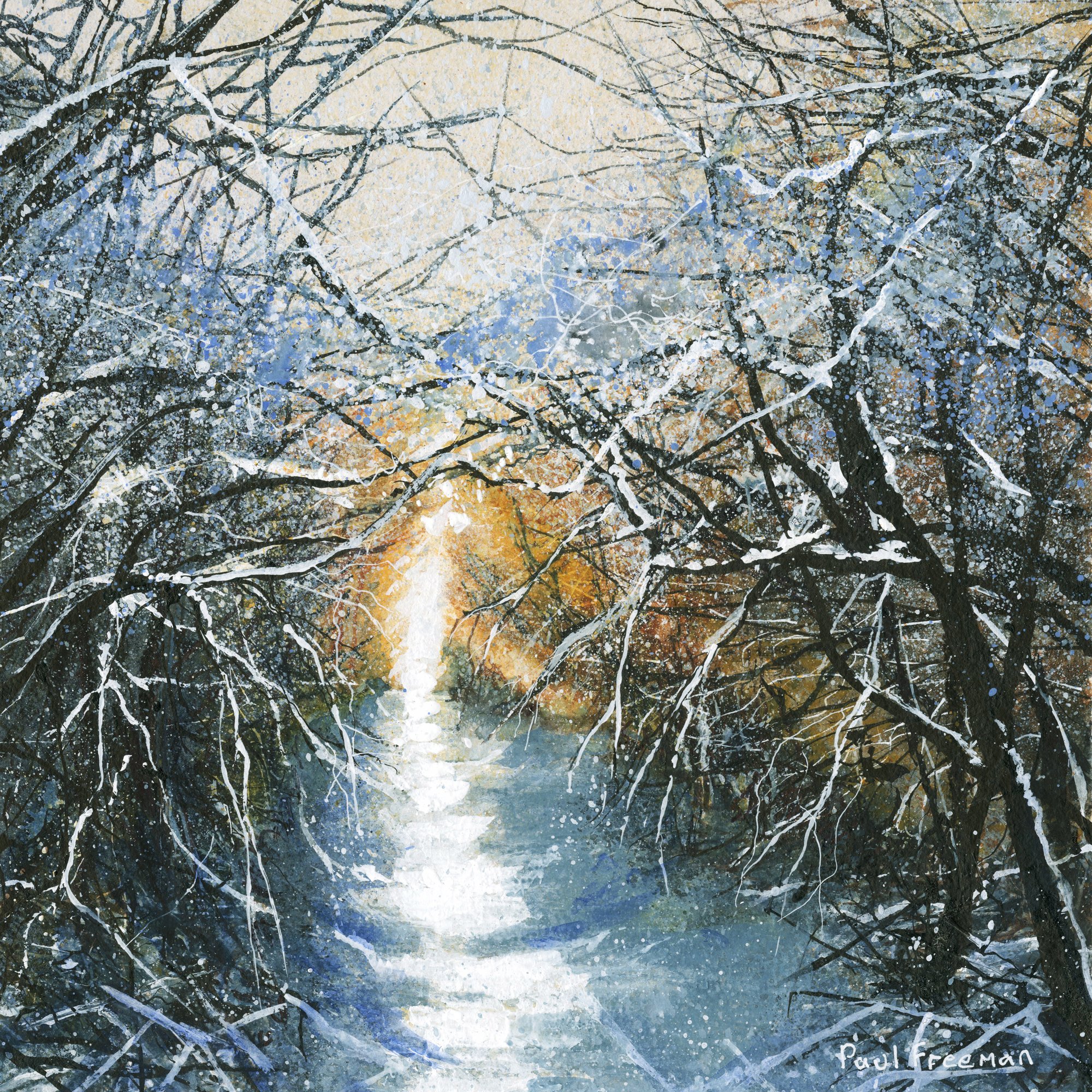 A Winters Morning Original Landscape Art