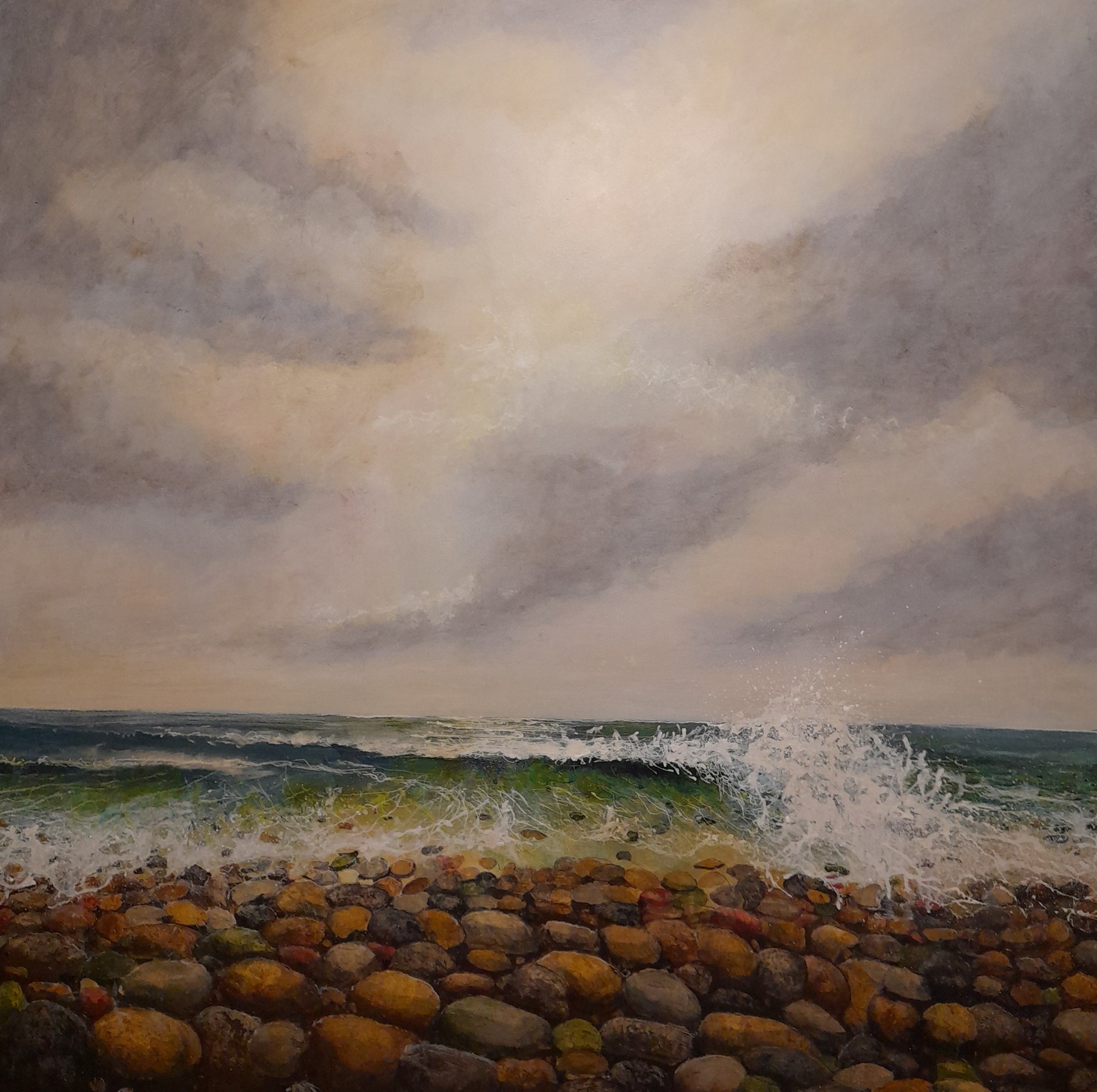 pebble beech Original Landscape Art