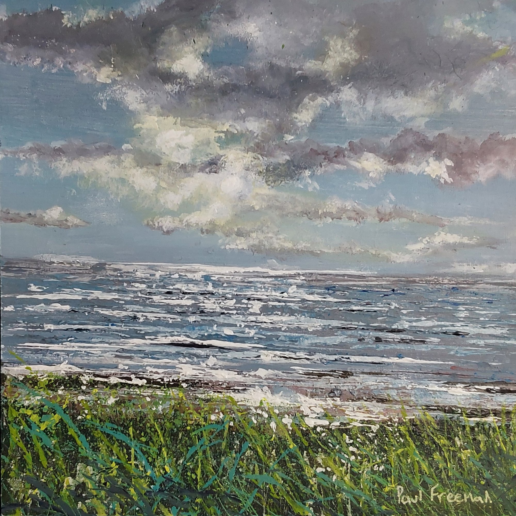 the bright sea Original Landscape Art