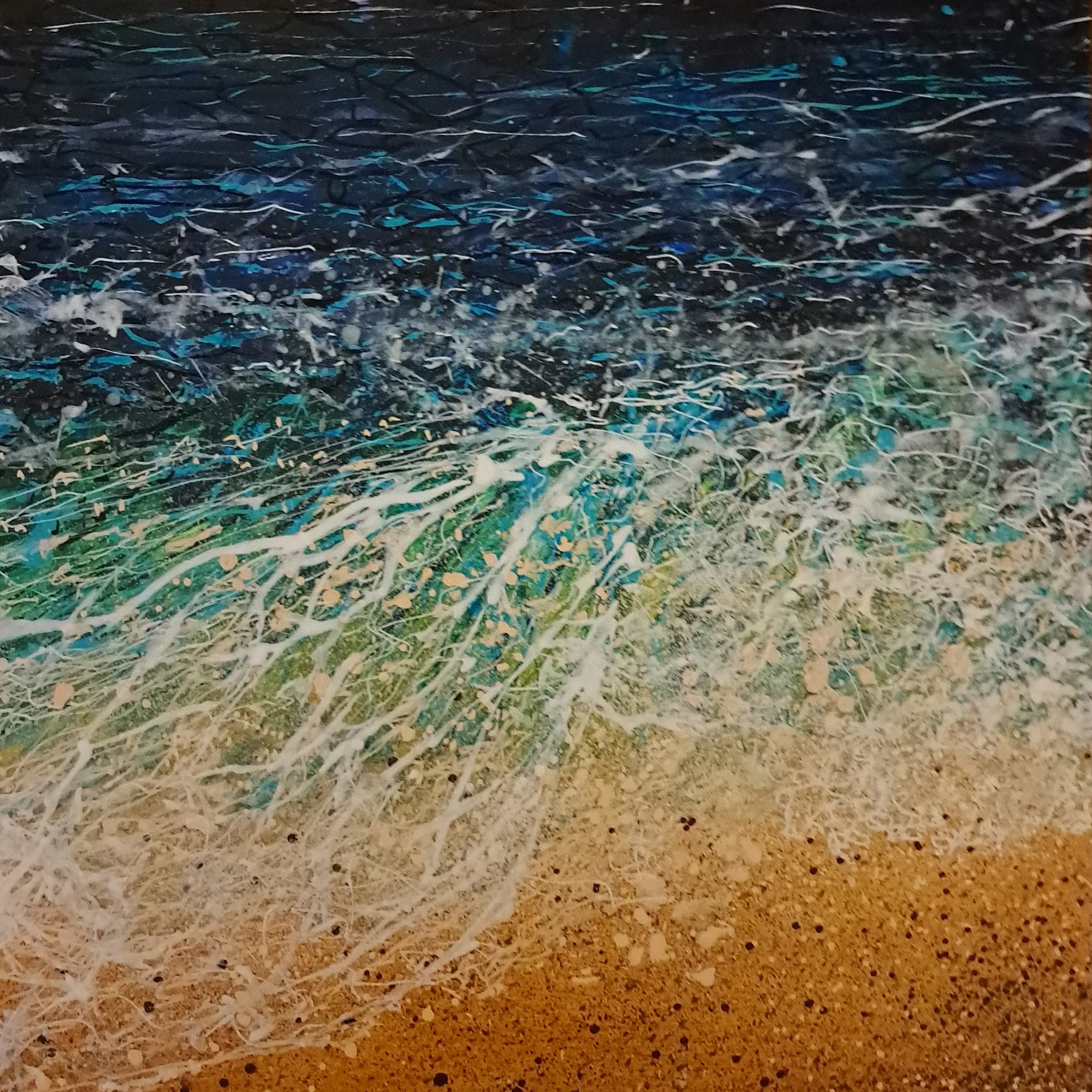 Watching the calm Original Landscape Art