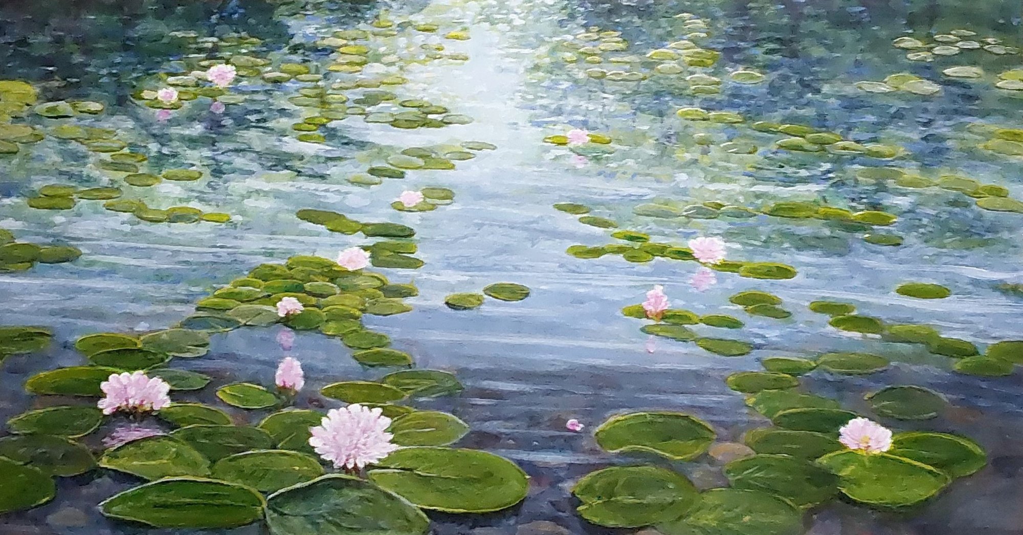 waterlilies Original Landscape Art