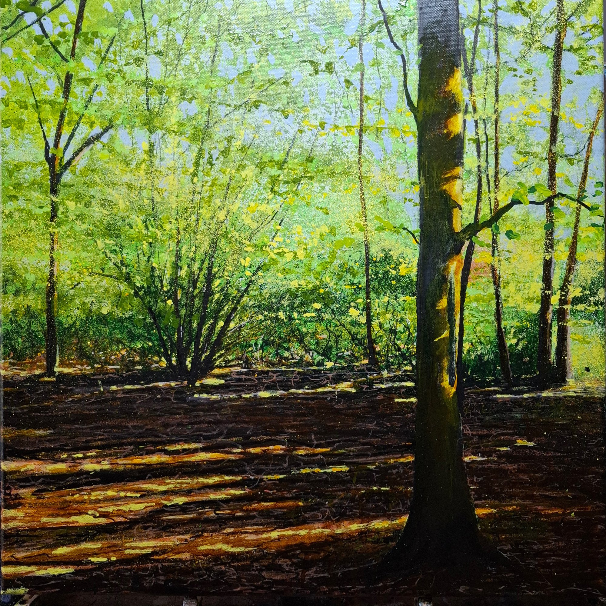 a honeyed summer evening Original Landscape Art