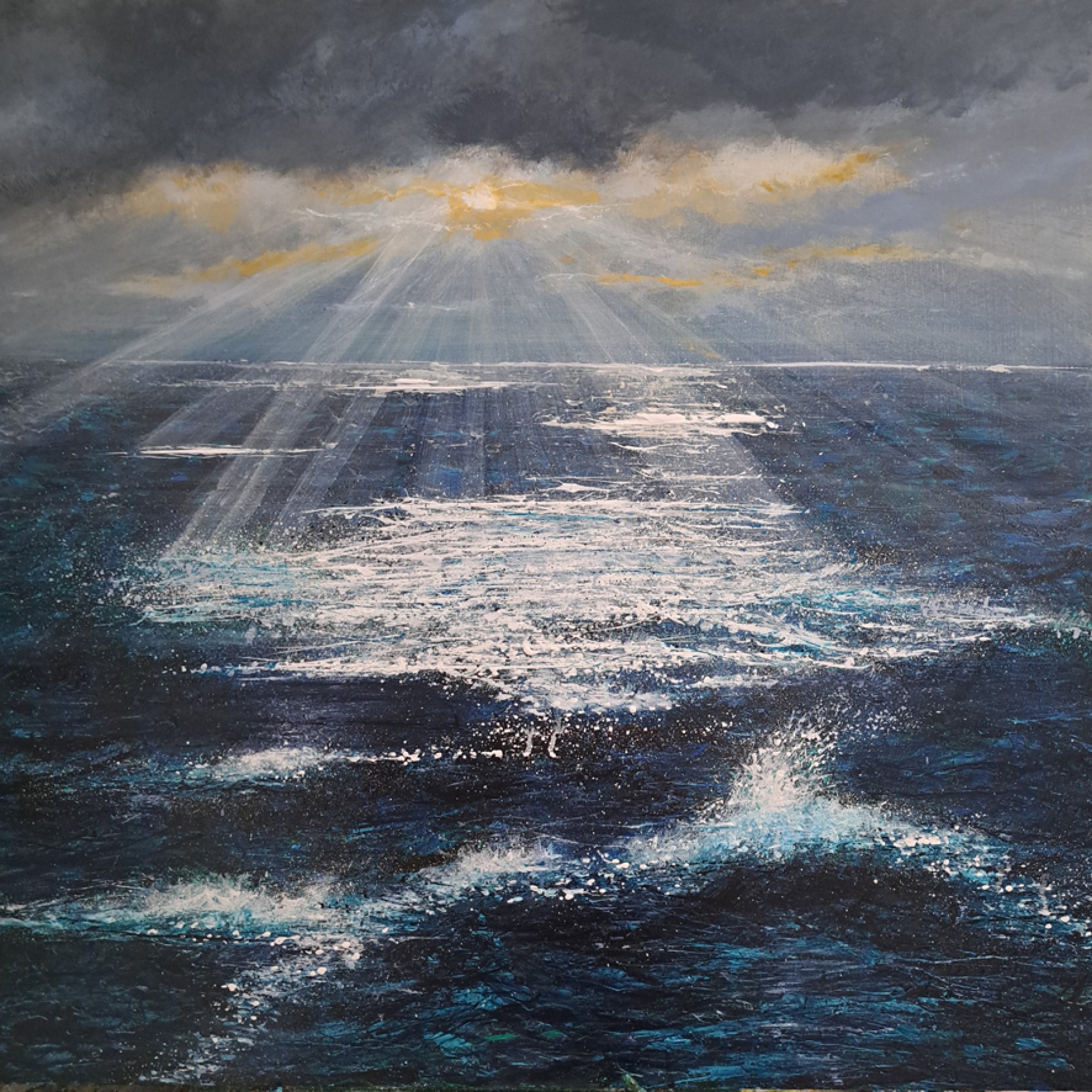 a sudden burst of light Original Landscape Art