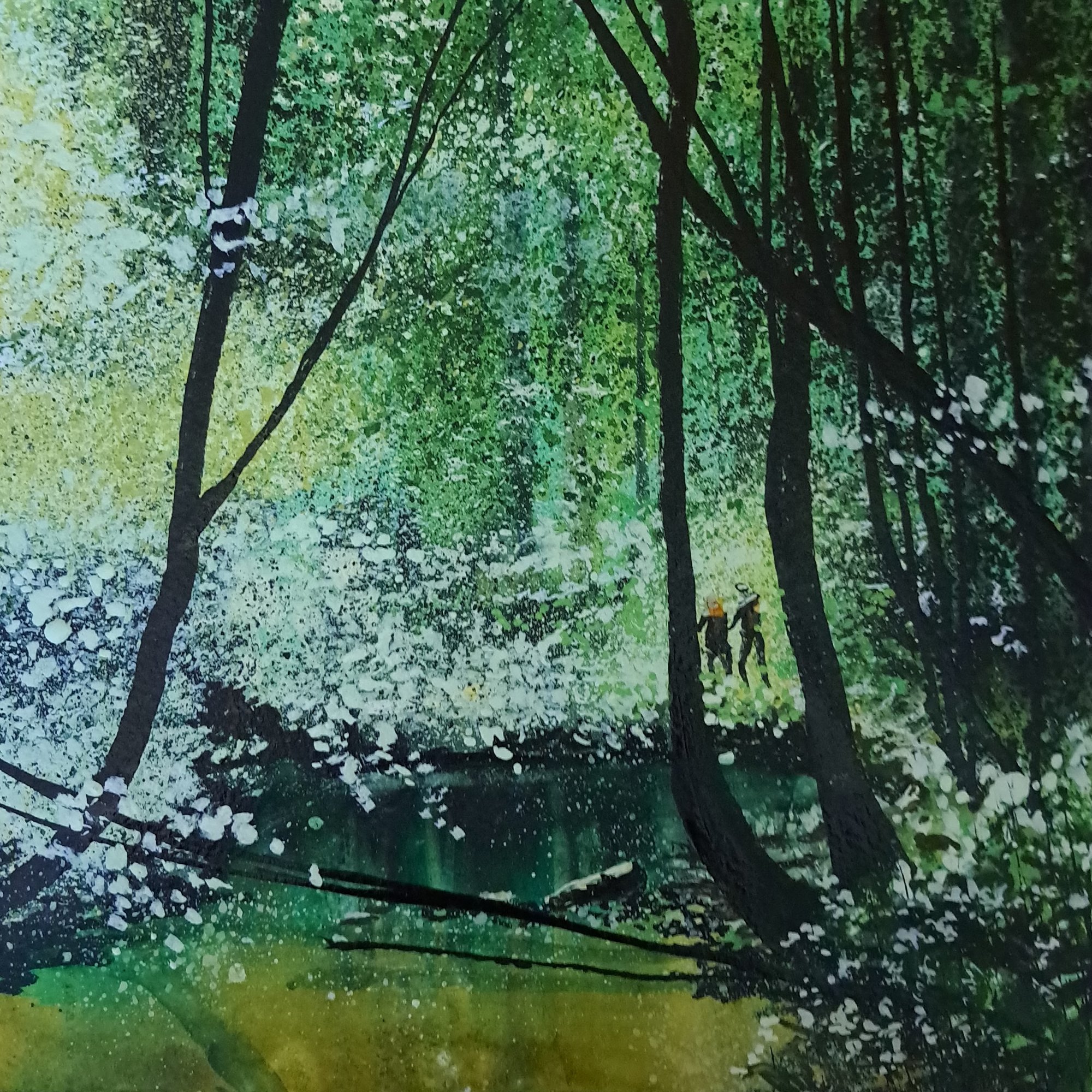 amongst sunlit boughs Original Landscape Art