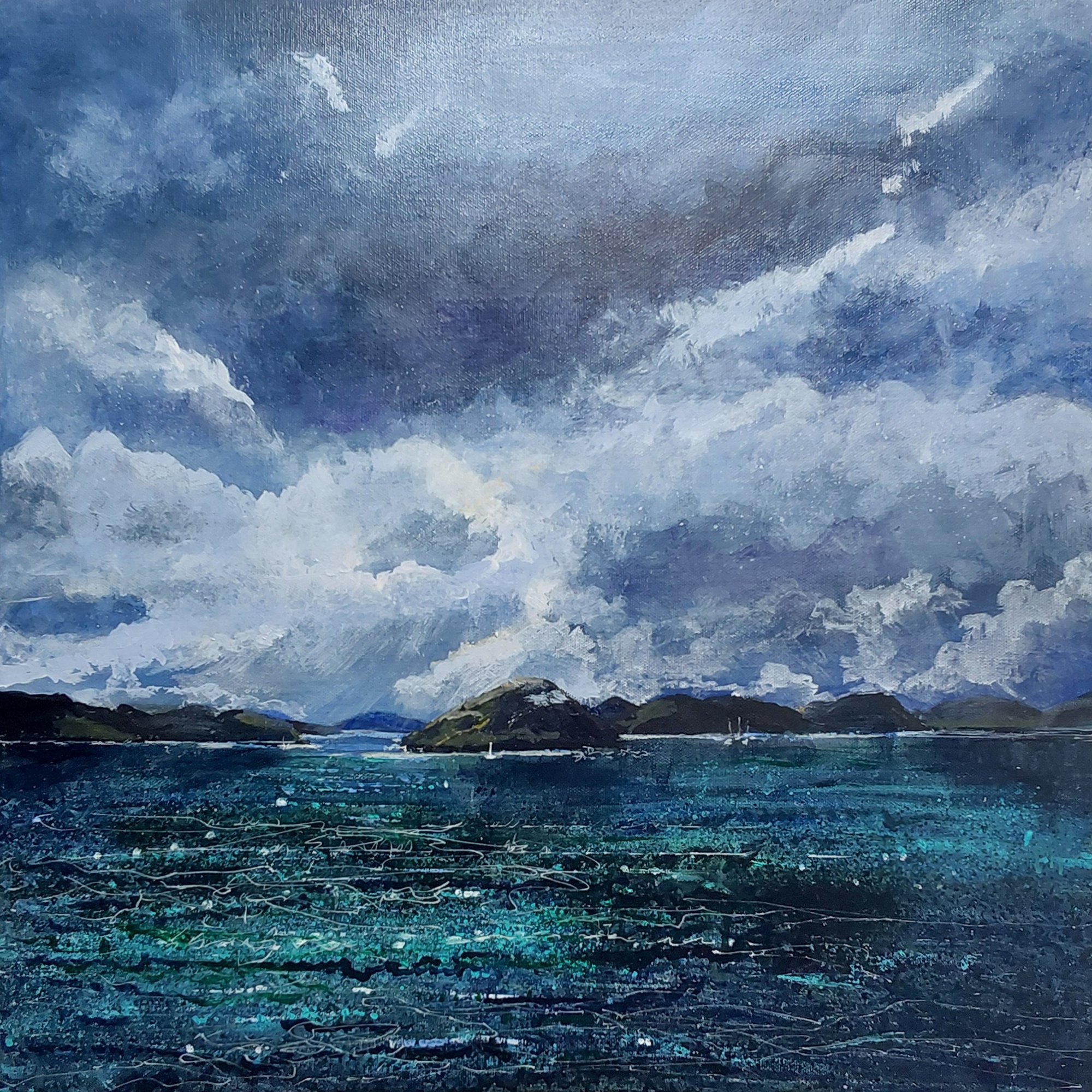 between the isles Original Landscape Art