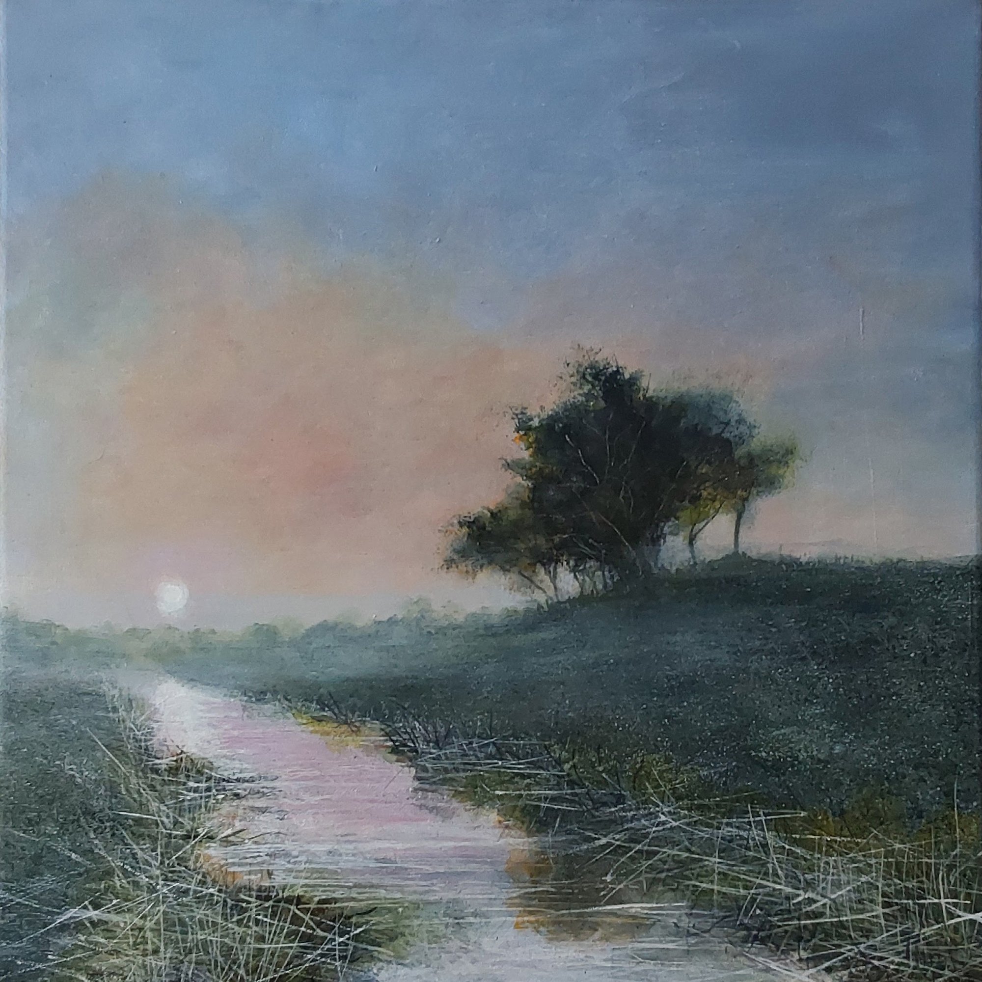 February fill dyke Original Landscape Art