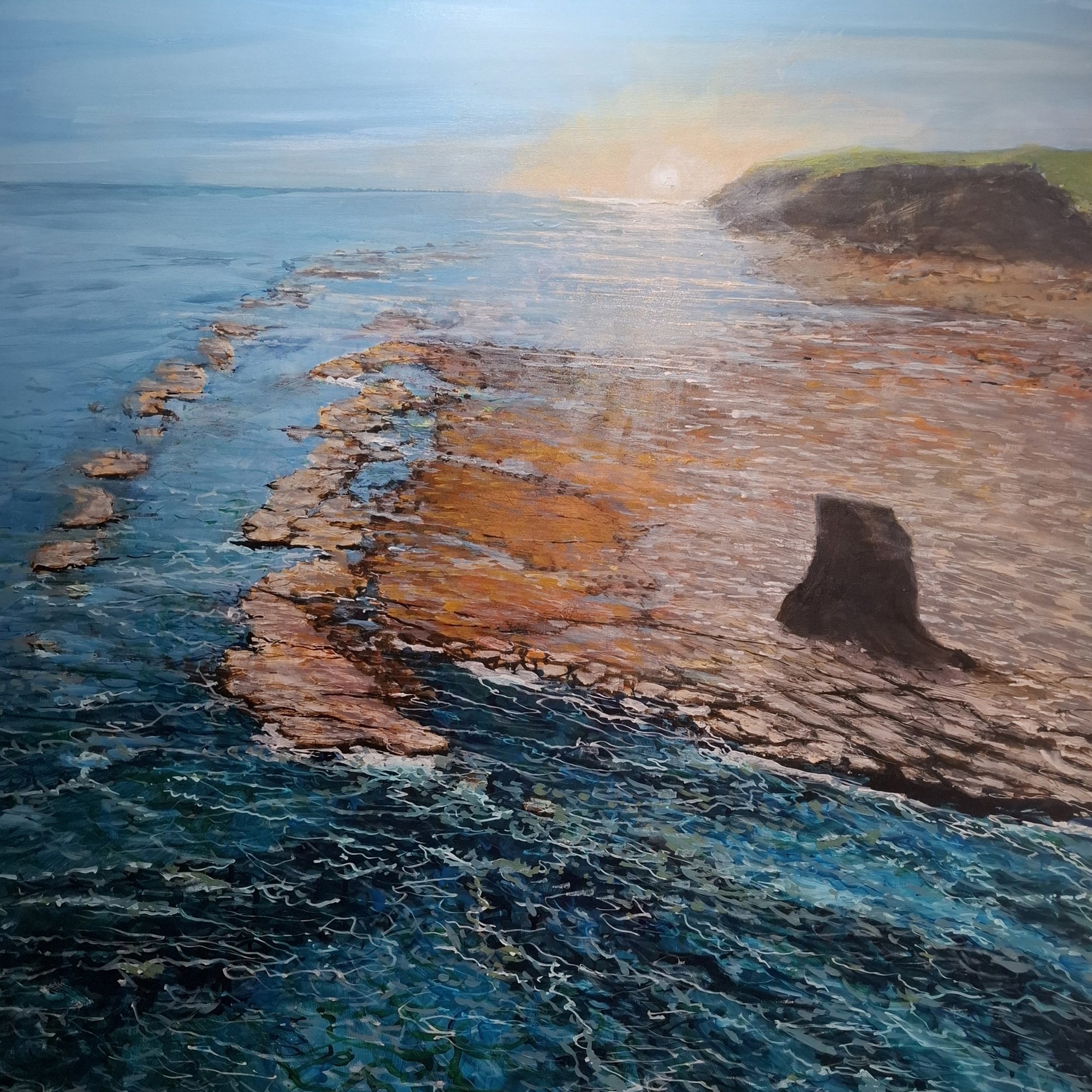 good morning black nab Original Landscape Art