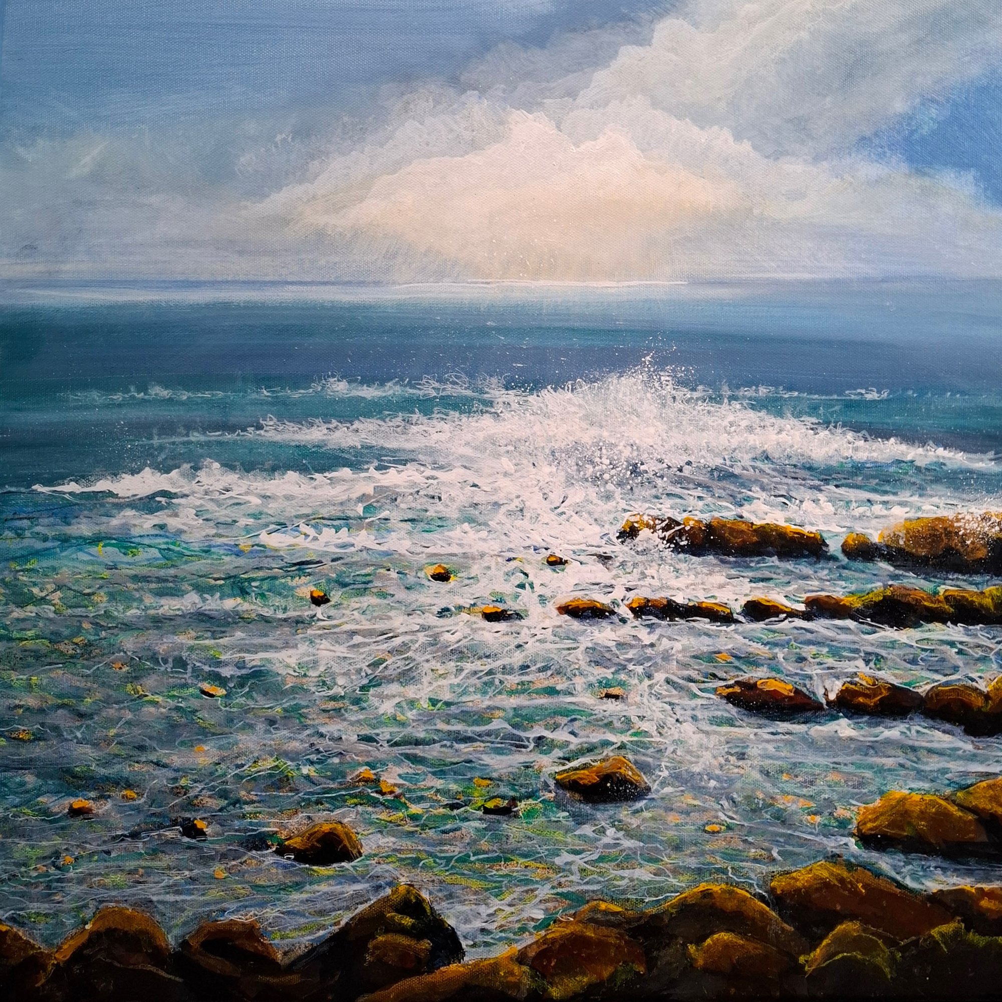 high water Original Landscape Art