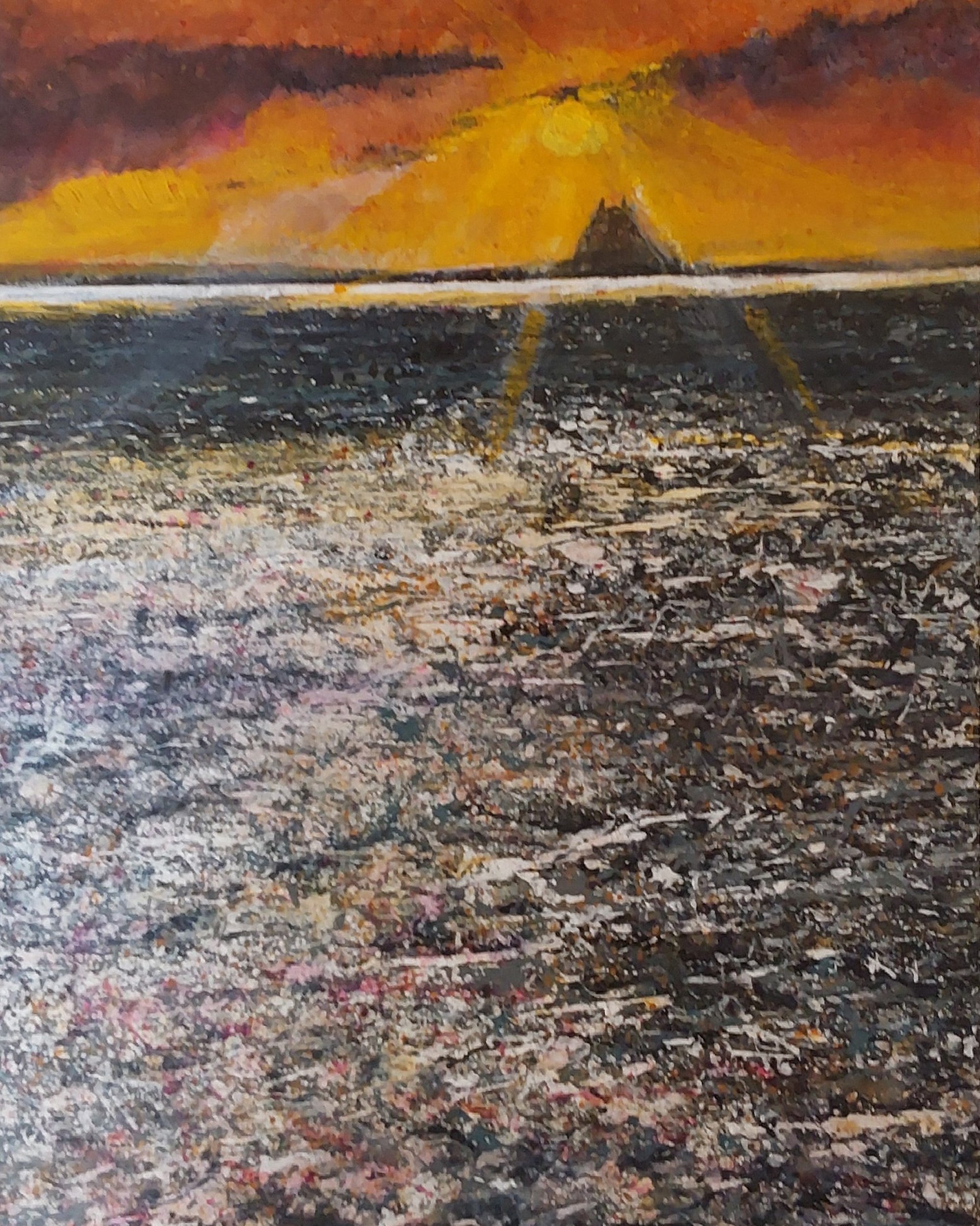 Holy Island  Original Landscape Art