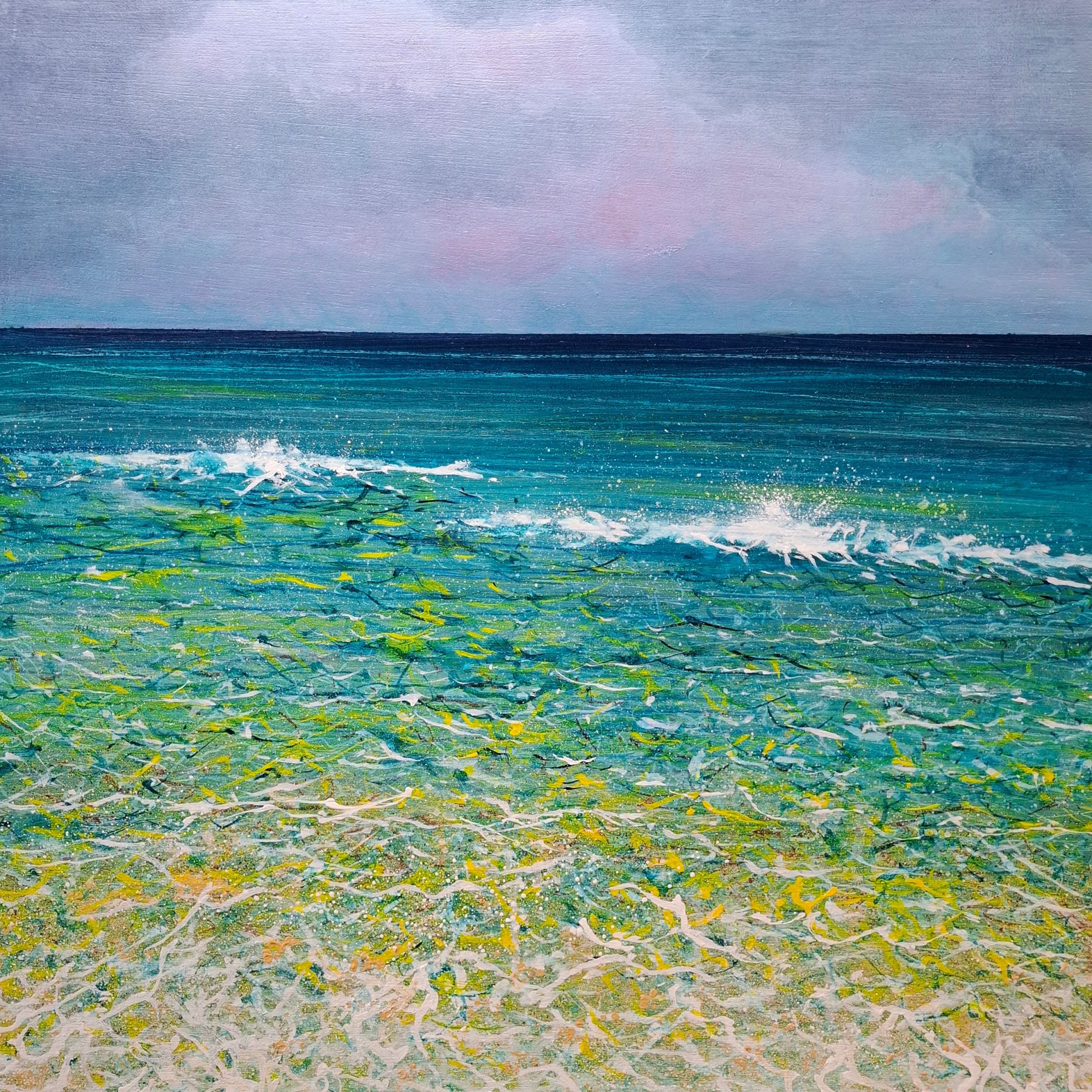 put your toes in the water Original Landscape Art