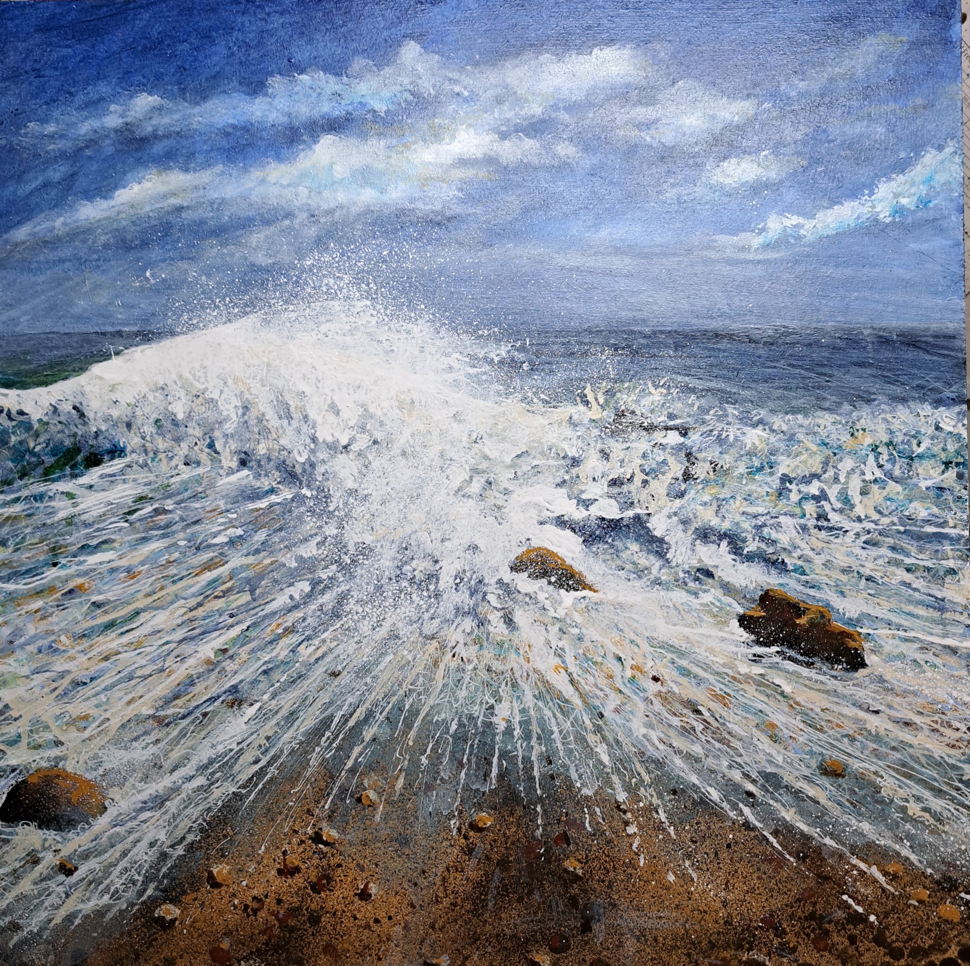 rhythm of the waves Original Landscape Art