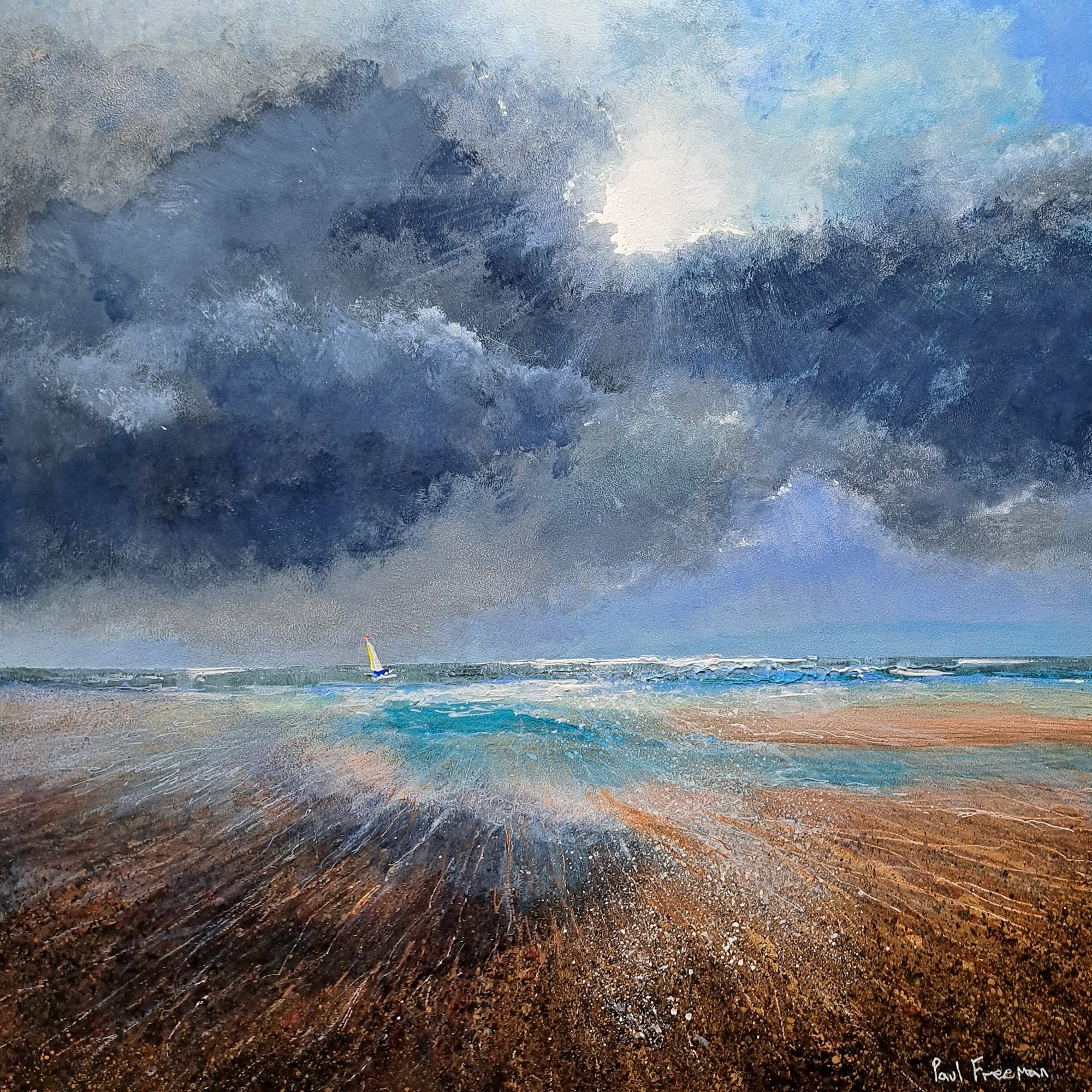 sail away Original Landscape Art