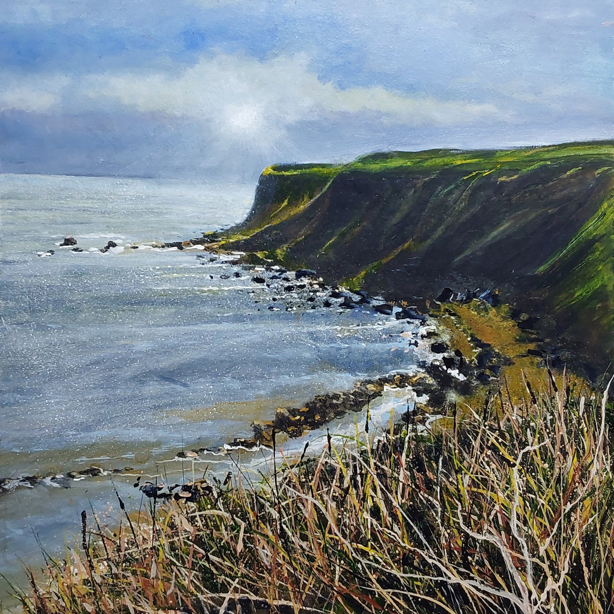 Saltwick bay Original Landscape Art