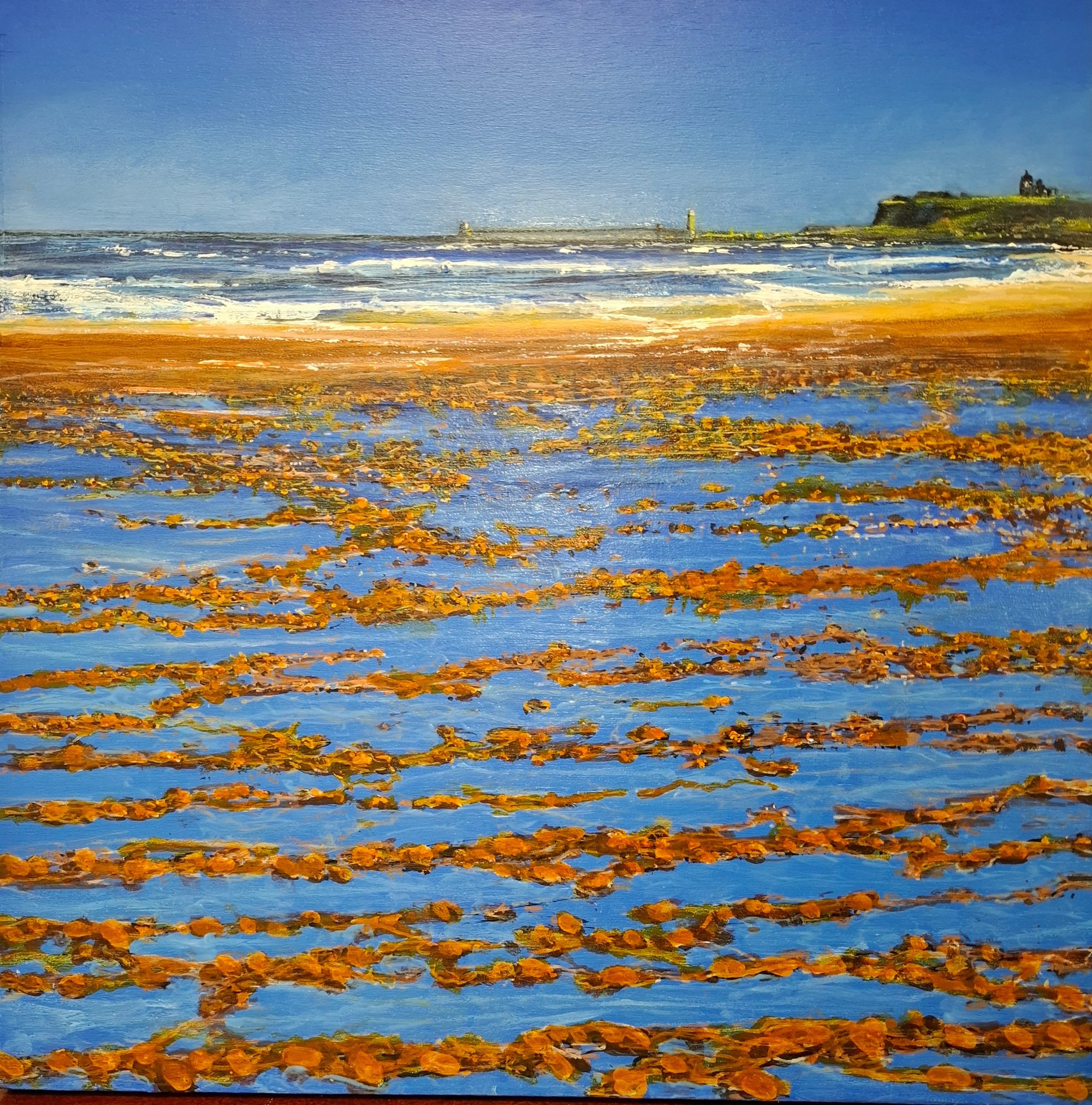sandsend to whitby Original Landscape Art