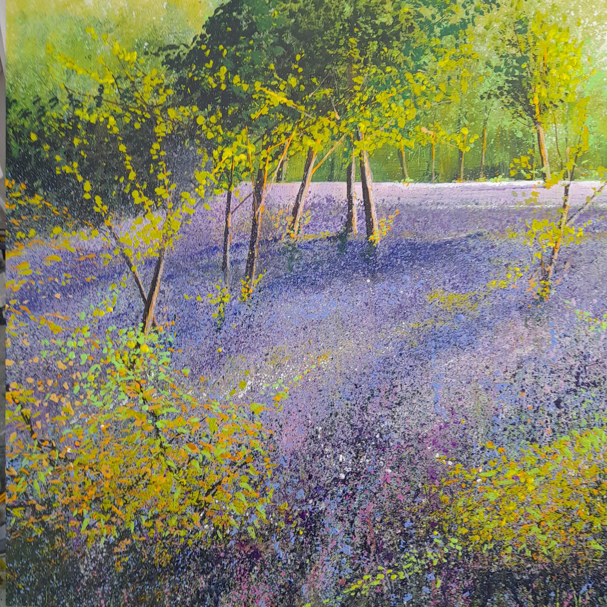 Sapling Blue Original Landscape Art