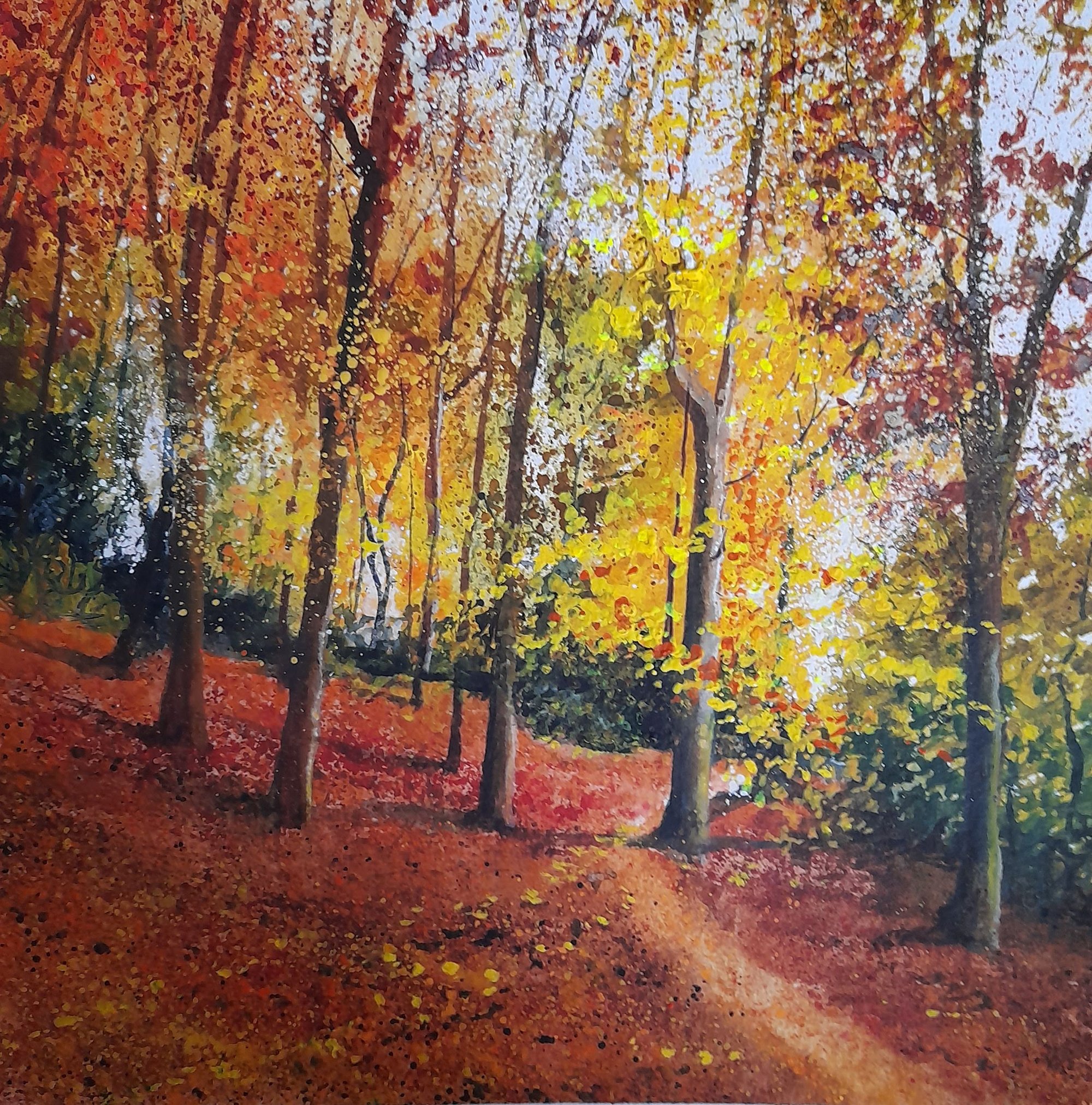 a sunlit moment Original Landscape Art