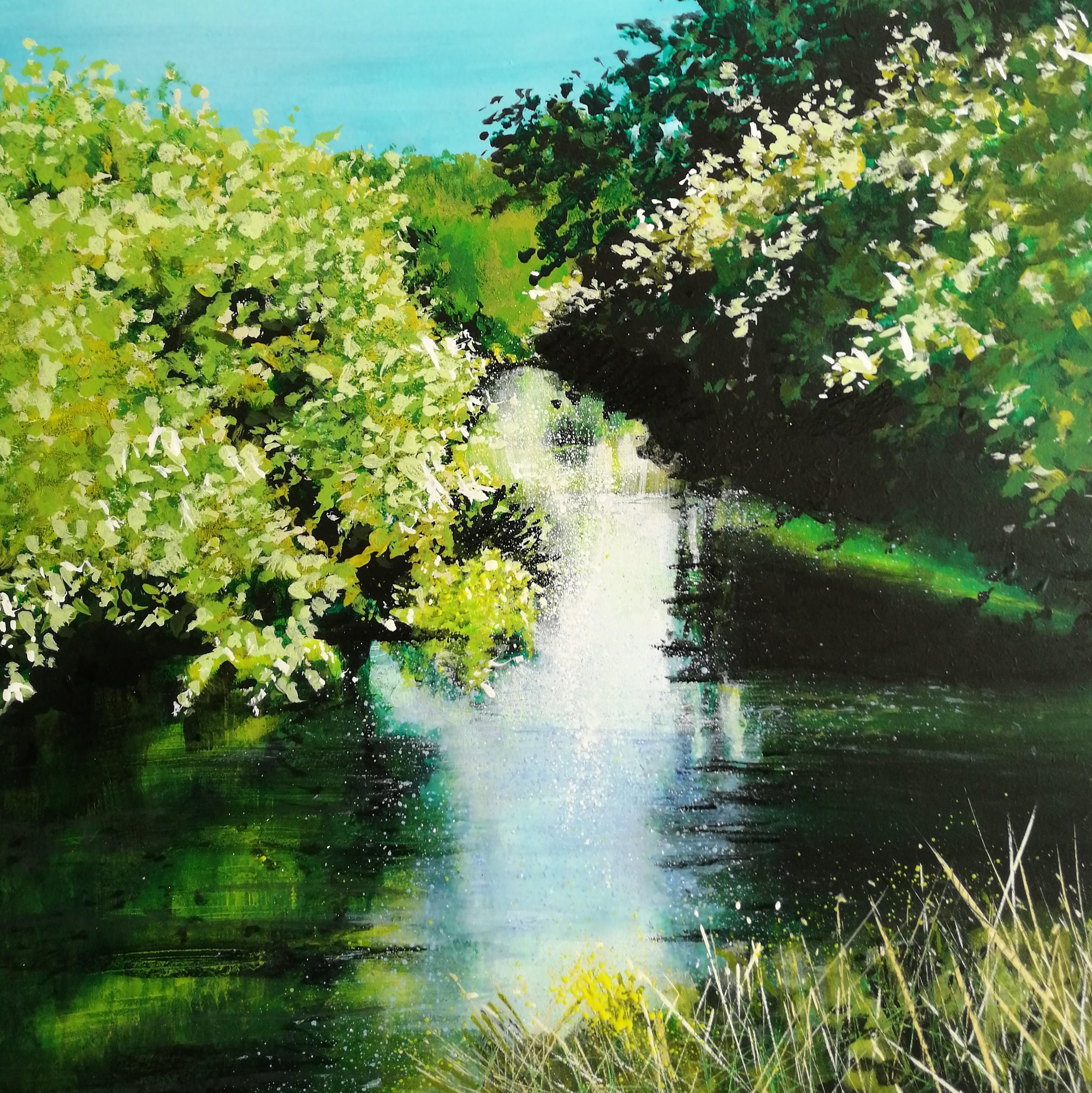 The River Rother Original Landscape Art