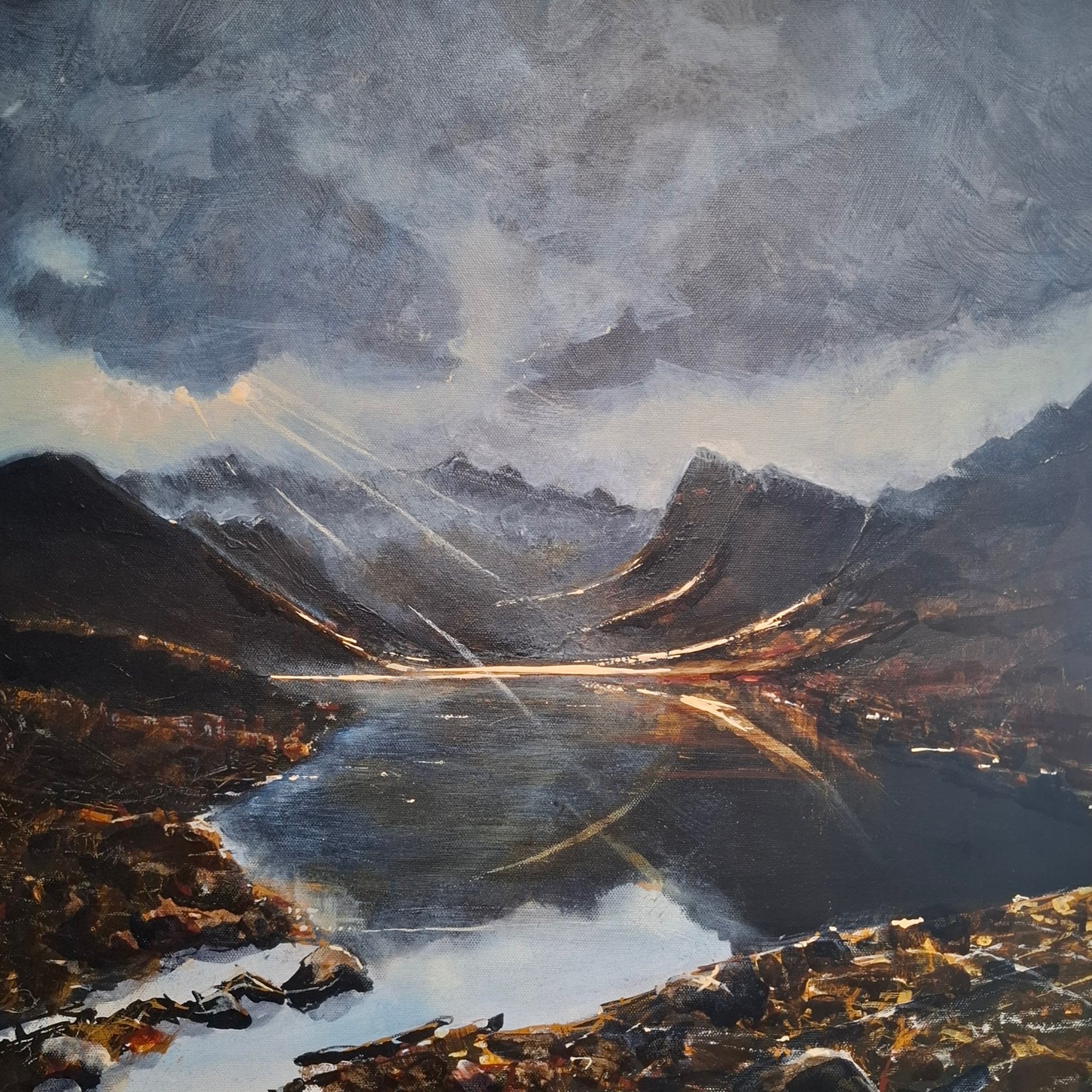 the black cuillin Original Landscape Art