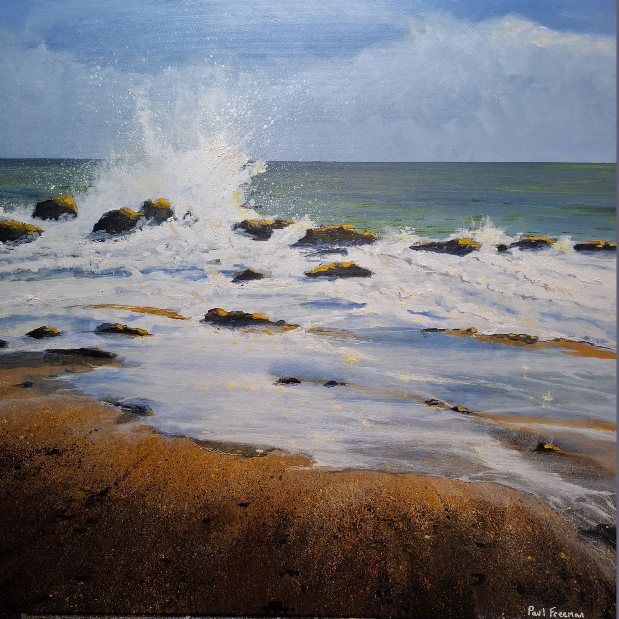 The breaking point Original Landscape Art