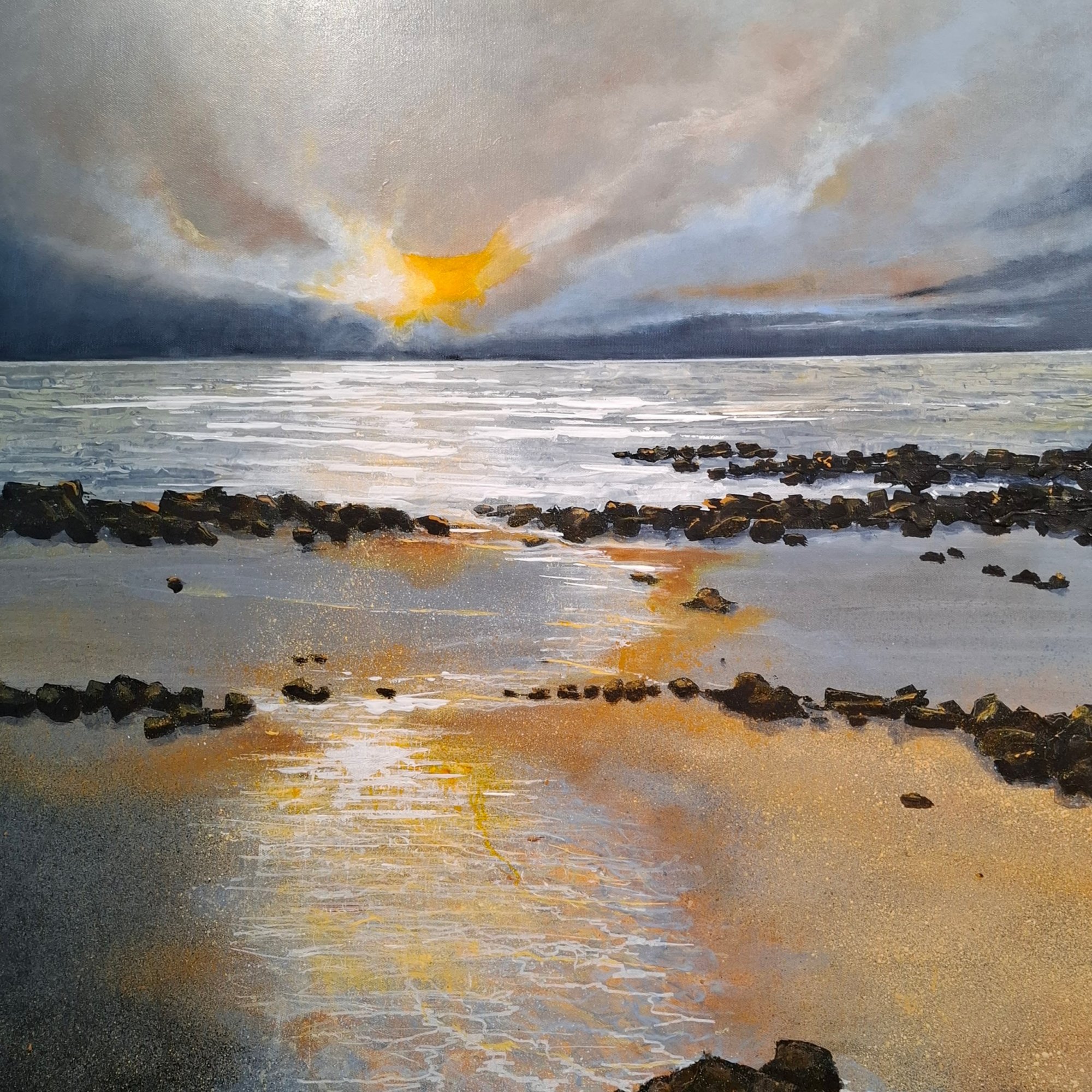 the sun that follows rain Original Landscape Art