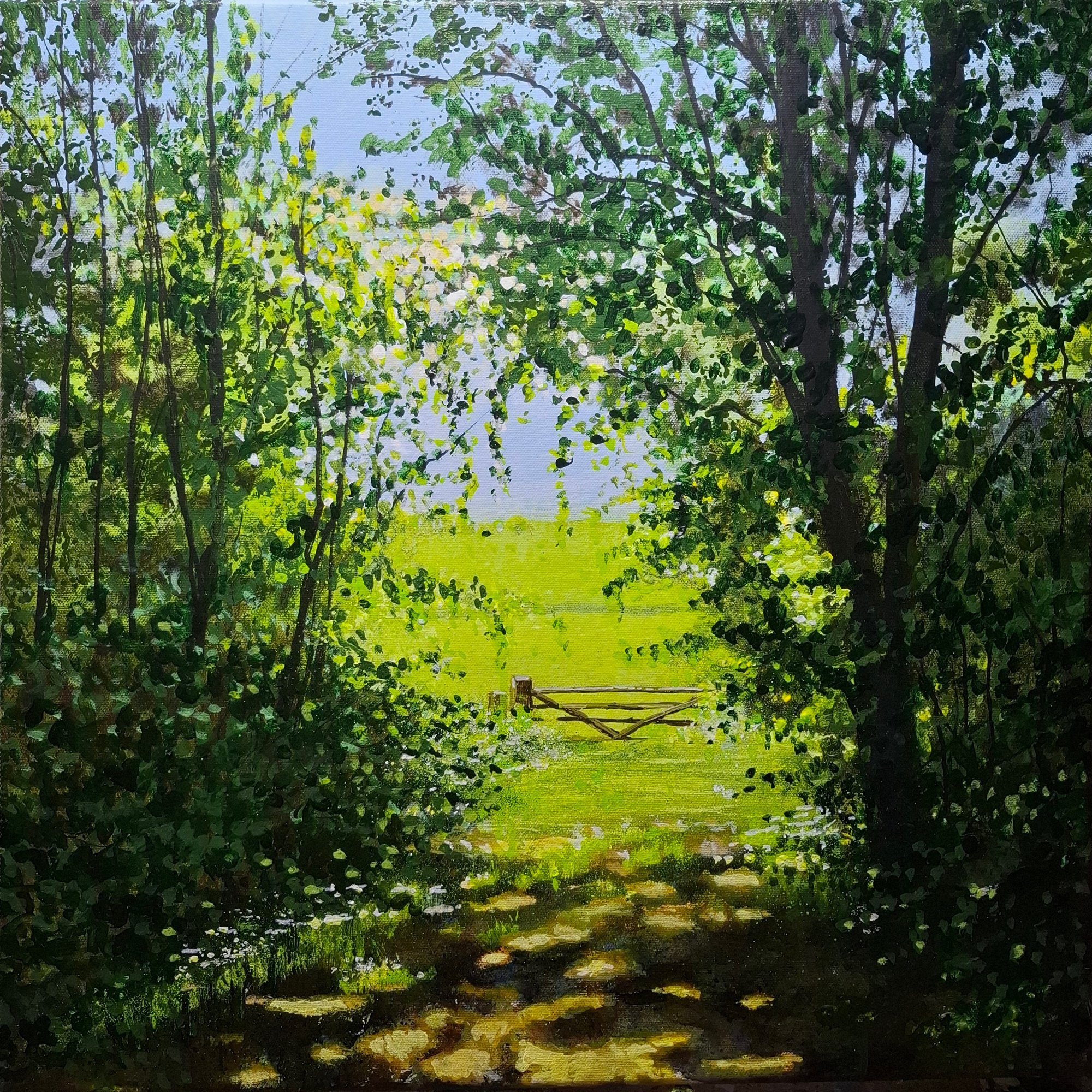 those dappled summer days Original Landscape Art