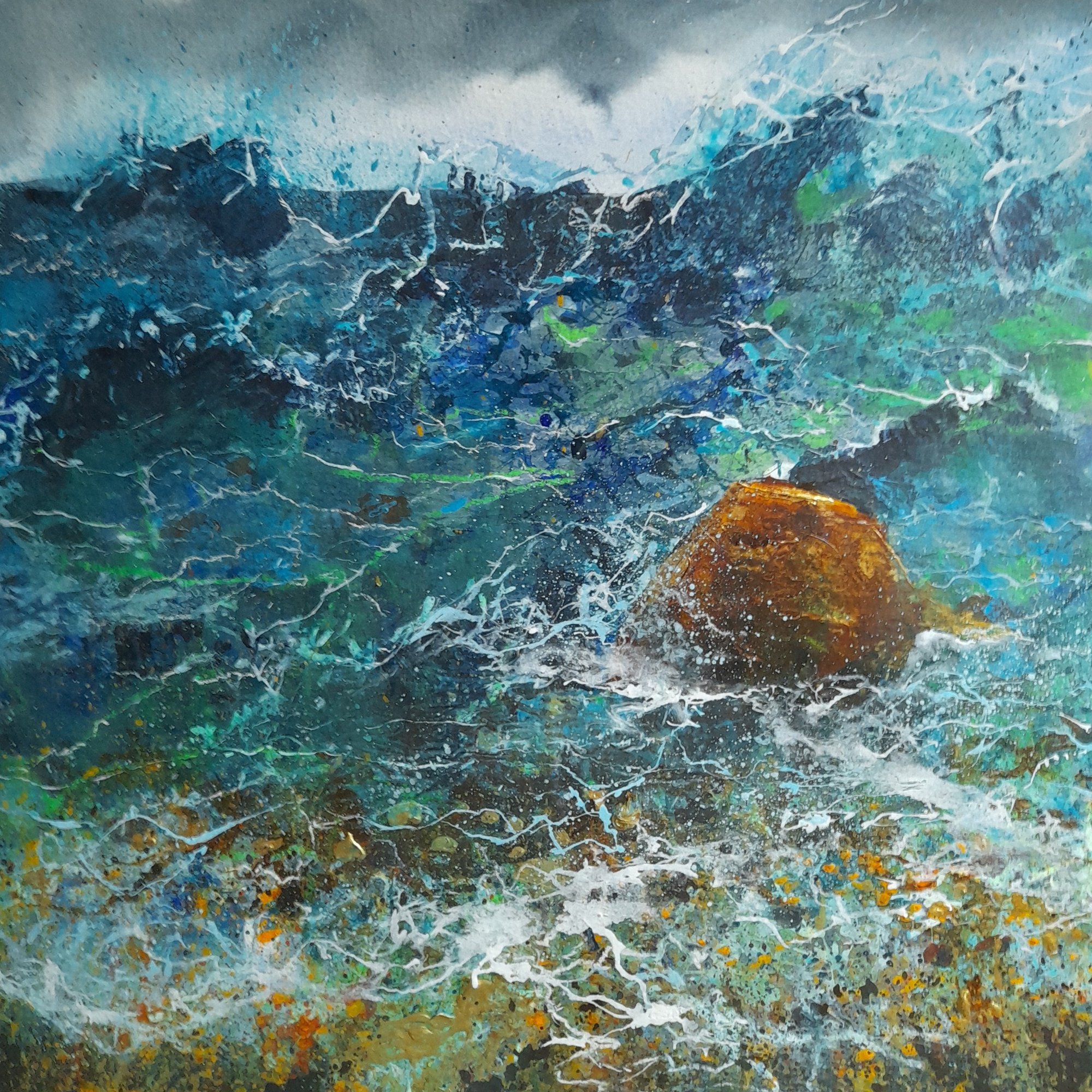 where two worlds meet Original Landscape Art