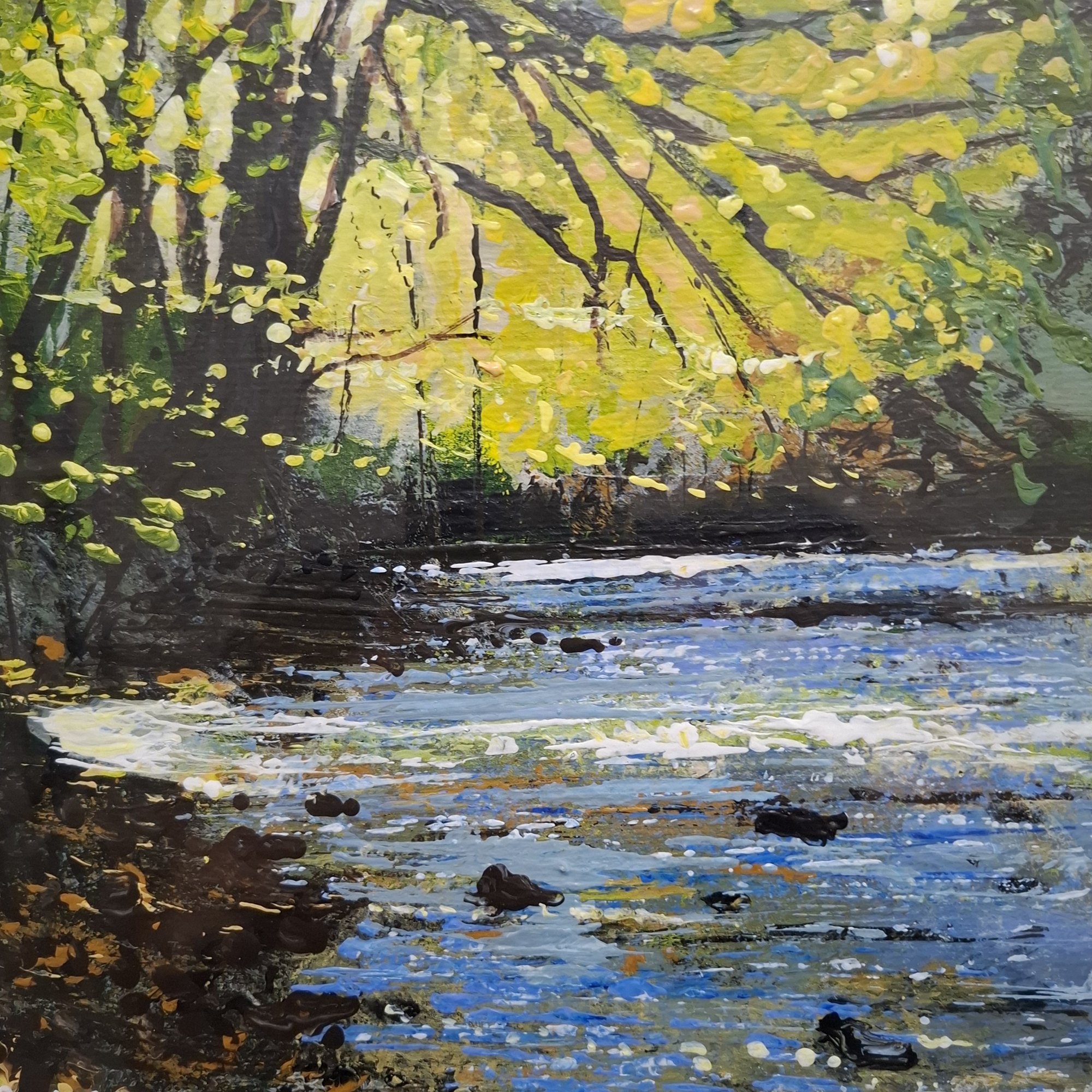 wood and water Original Landscape Art